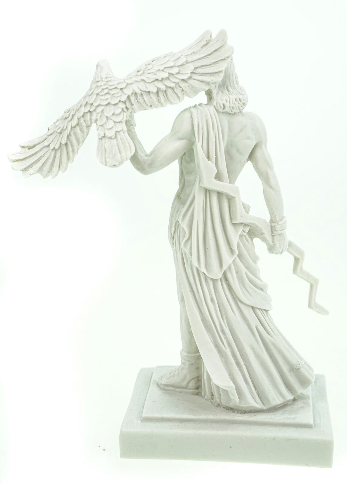 der Figur Zeus Dekofigur Schatzkiste 18 Göttervater Kremers Skulptur Alabaster cm
