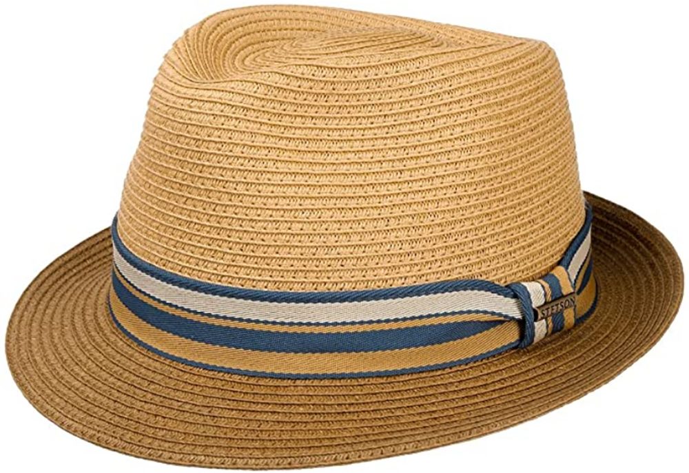 Stetson Strohhut Licano Trilby Sommerhut mit Ripsband 67