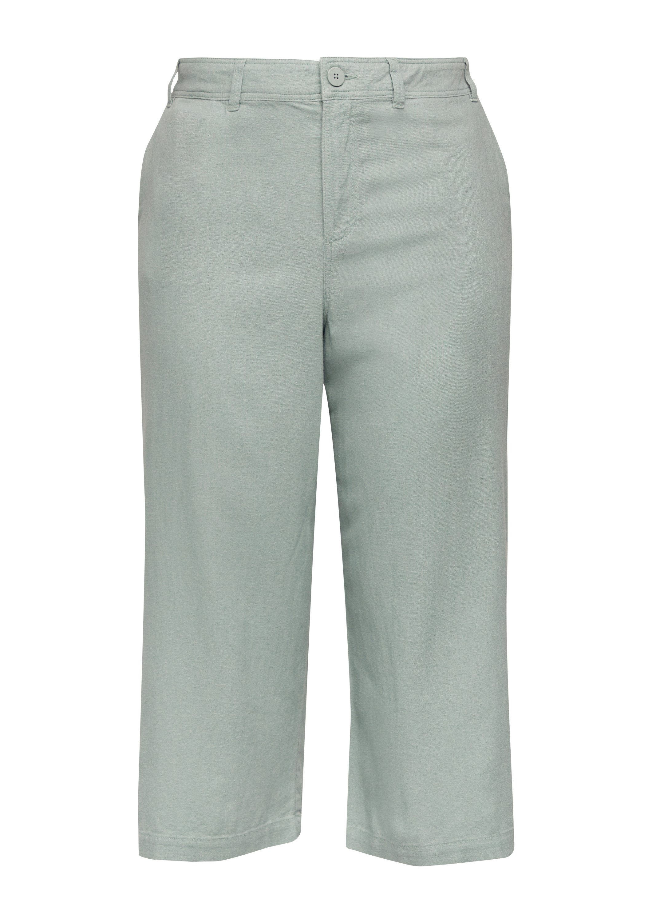 QS Culotte Hose Culotte aus Leinenmix günstig online kaufen