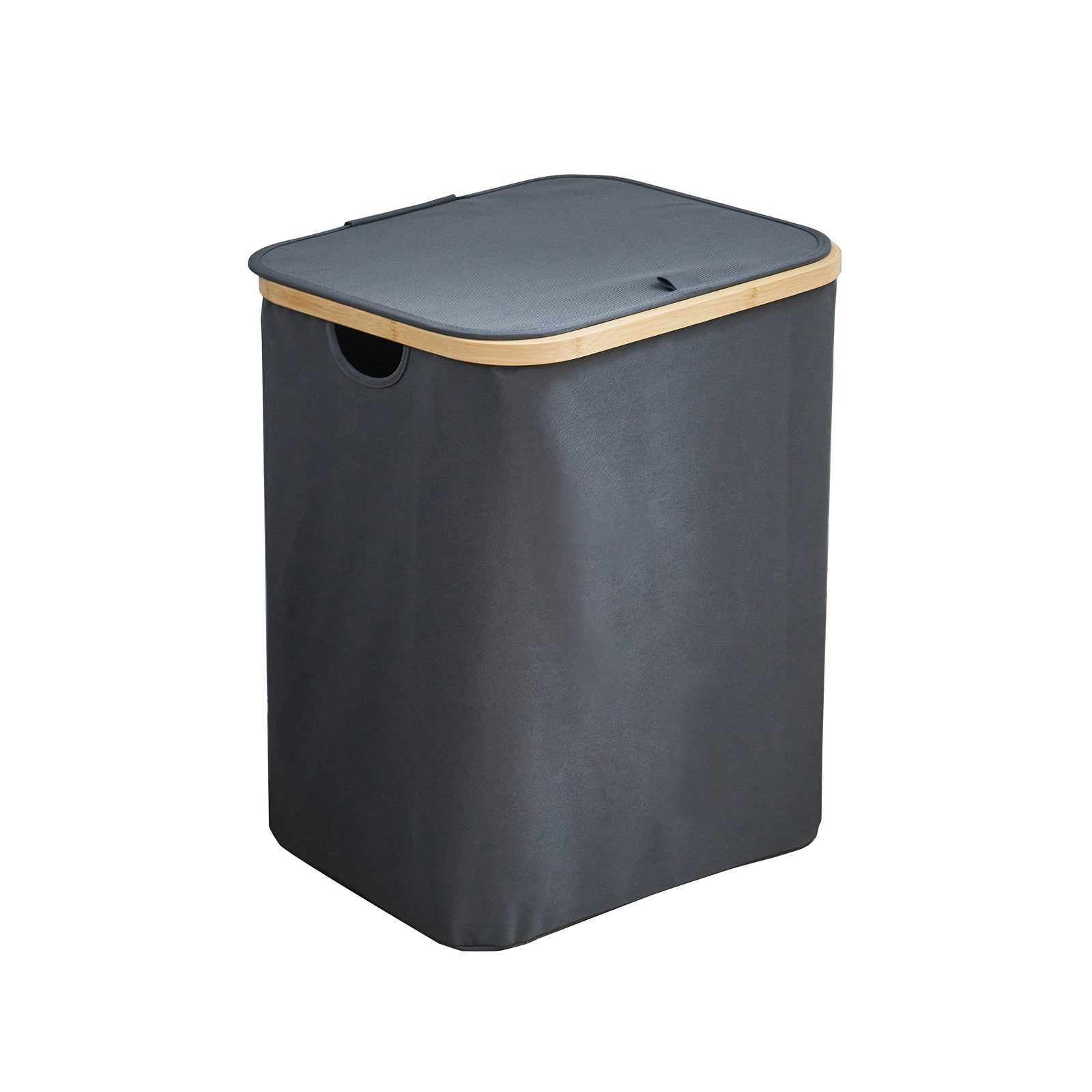 SVITA Wäschekorb, 65 L, mit Deckel, zusammenklappbarer Wäschesammler günstig online kaufen