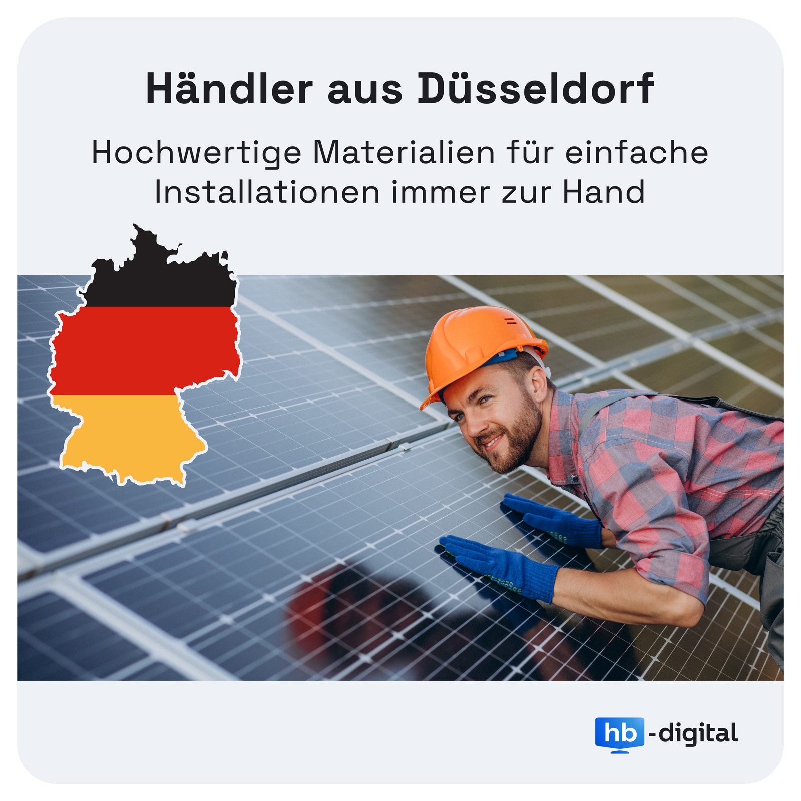 HB-DIGITAL Solarkabel 6mm2 Solarleitung H1Z2Z2-K Photovoltaik PV Kabel Solarkabel, Solarstecker, (10000 cm), TÜV Rheinland zertifizierte PV Kabel – Bild 5 von 5
