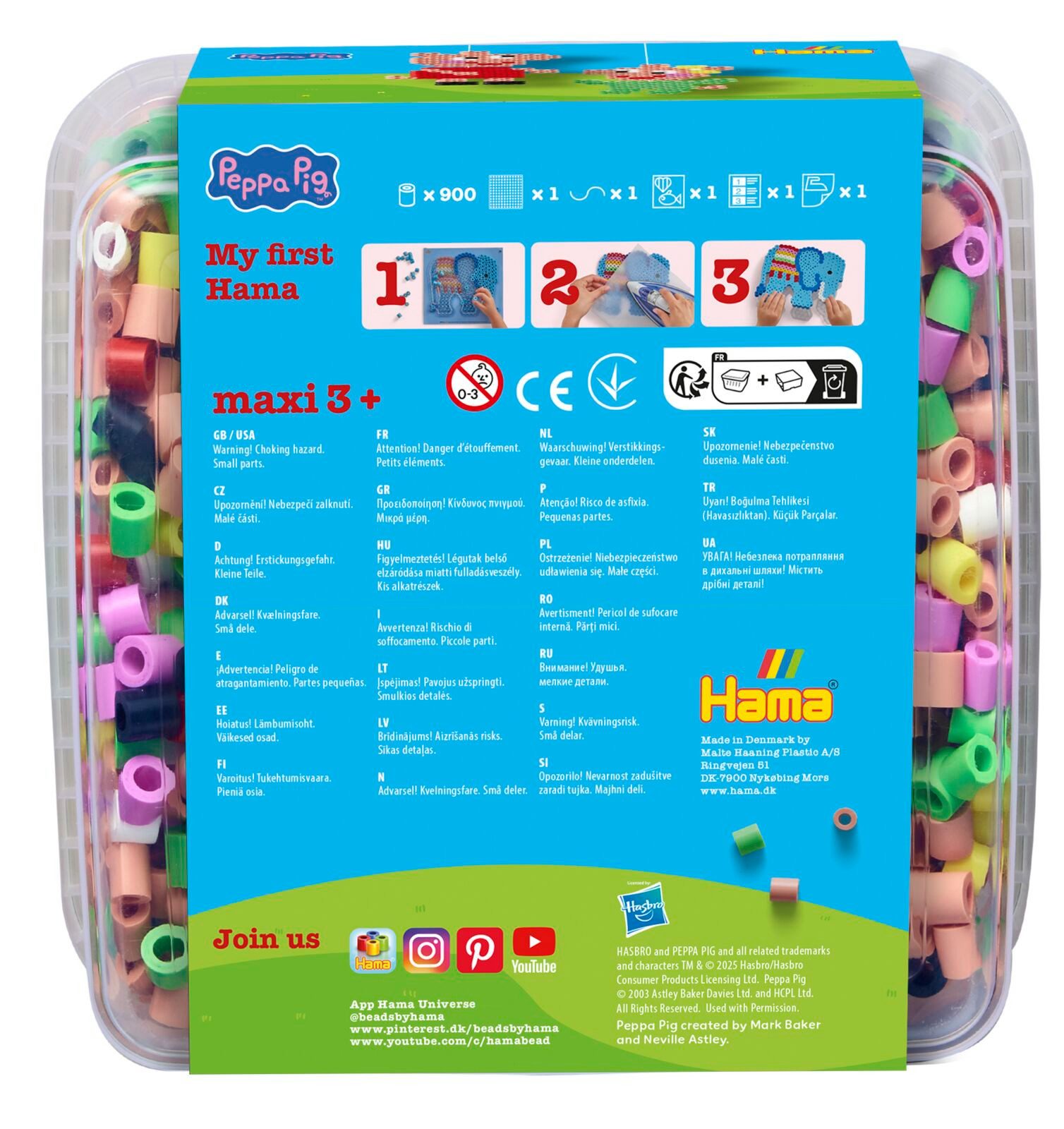 Hama Bügelperlen Hama Box Peppa Wutz 2 Maxi-Bügelperlen
