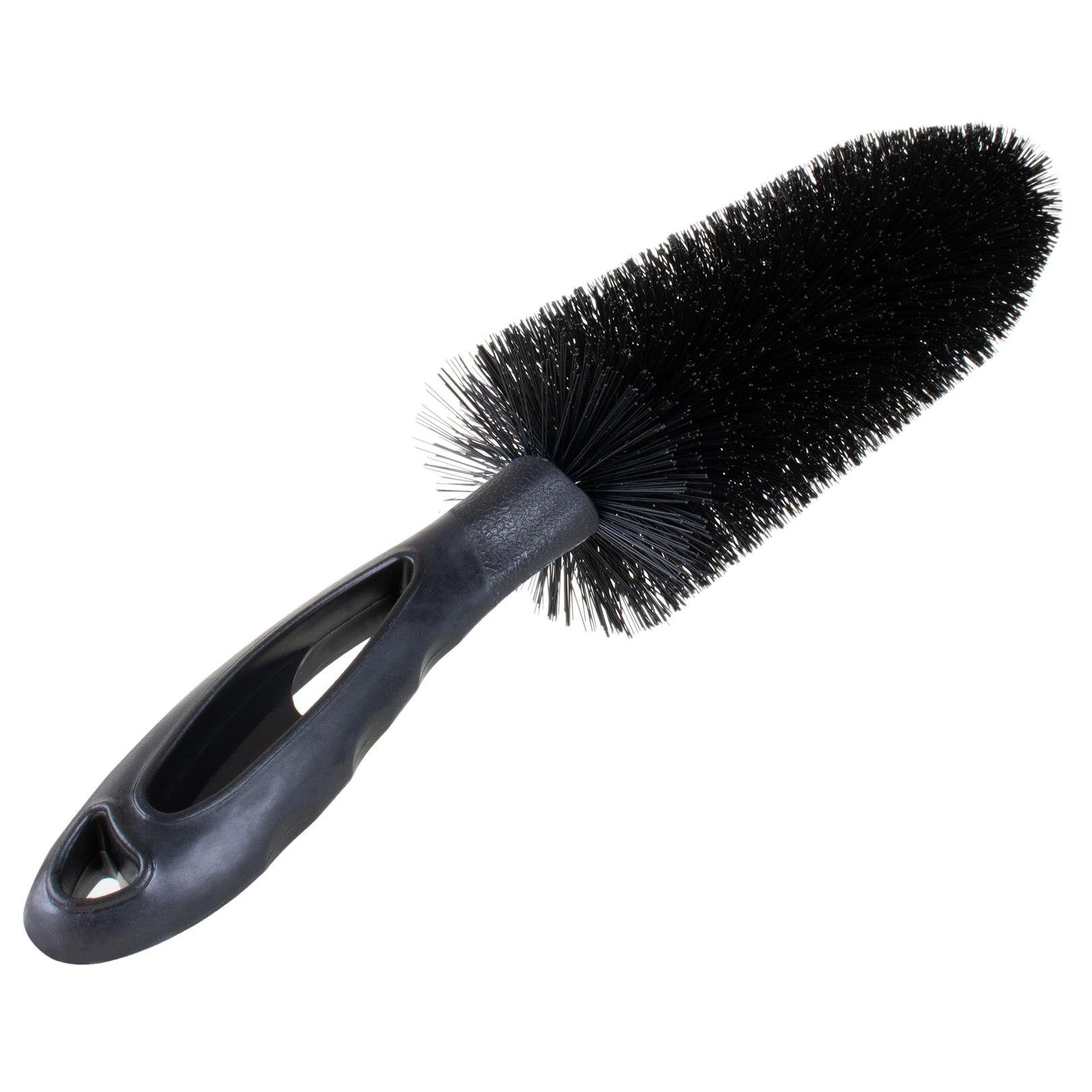 L & P Car Design Felgenbürste Premium 360 mm Schwarz Reinigungsbürste Auto Motorrad, Universell, (1 Stück, Felgenbürste)