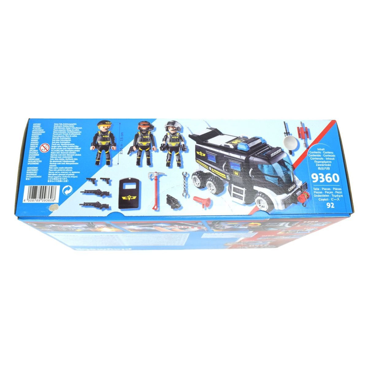 Playmobil® Playmobil 9360 Polizei SEK-Truck 92tlg. Spielbausteine, (92 St., 9360)