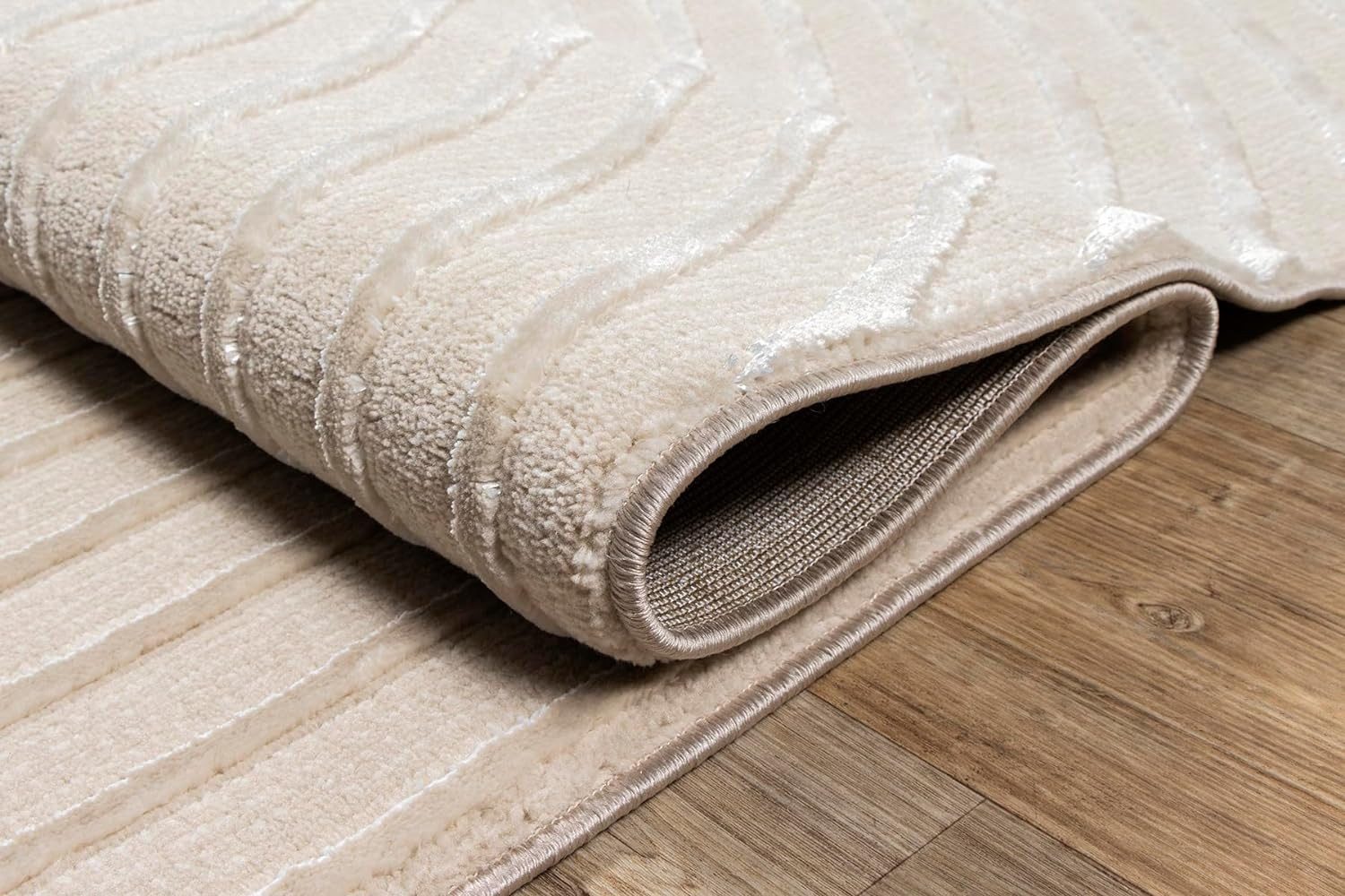 the carpet Teppich Knight, rechteckig, Höhe: 12 mm, moderner Wohnzimmer Teppich elegant glänzender Flor