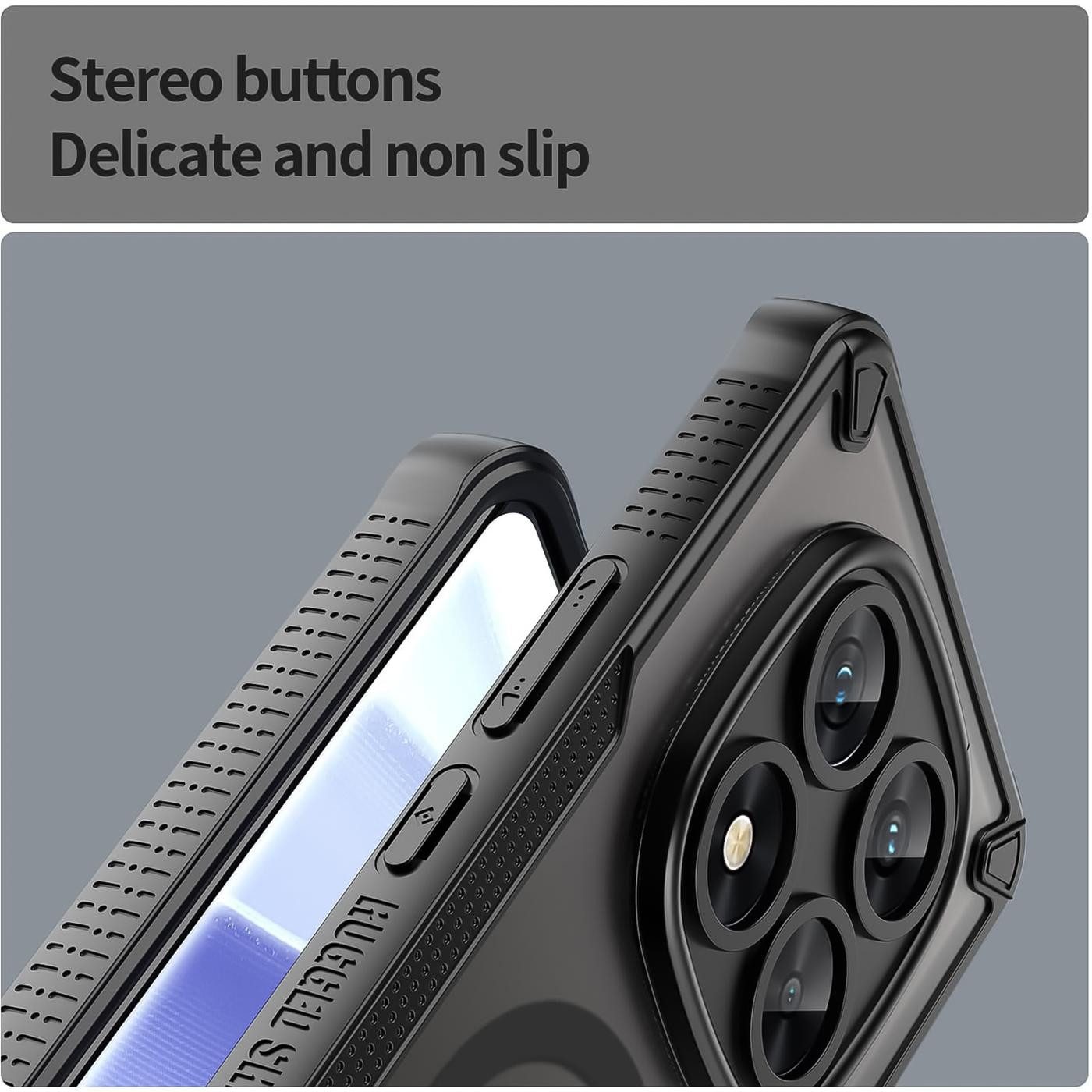 CoolGadget Handyhülle Defender Series Handy Hülle für Xiaomi Redmi Note 14 Pro 5G 6,67 Zoll, Magsafe Schlicht Robust Schutzhülle für Redmi Note 14 Pro 5G Hülle – Bild 5 von 5