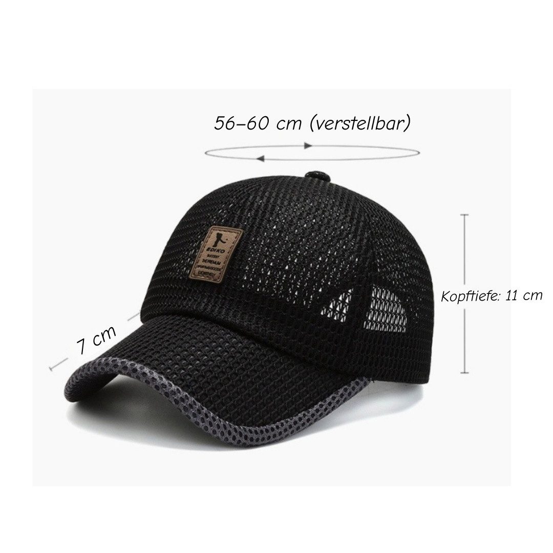 nsihing Baseball Cap Unisex Trucker Cap Basecap Herren und Damen aus Netzstoff Verstellbare Baseball Cap Atmungsaktivem Baseball Kappe
