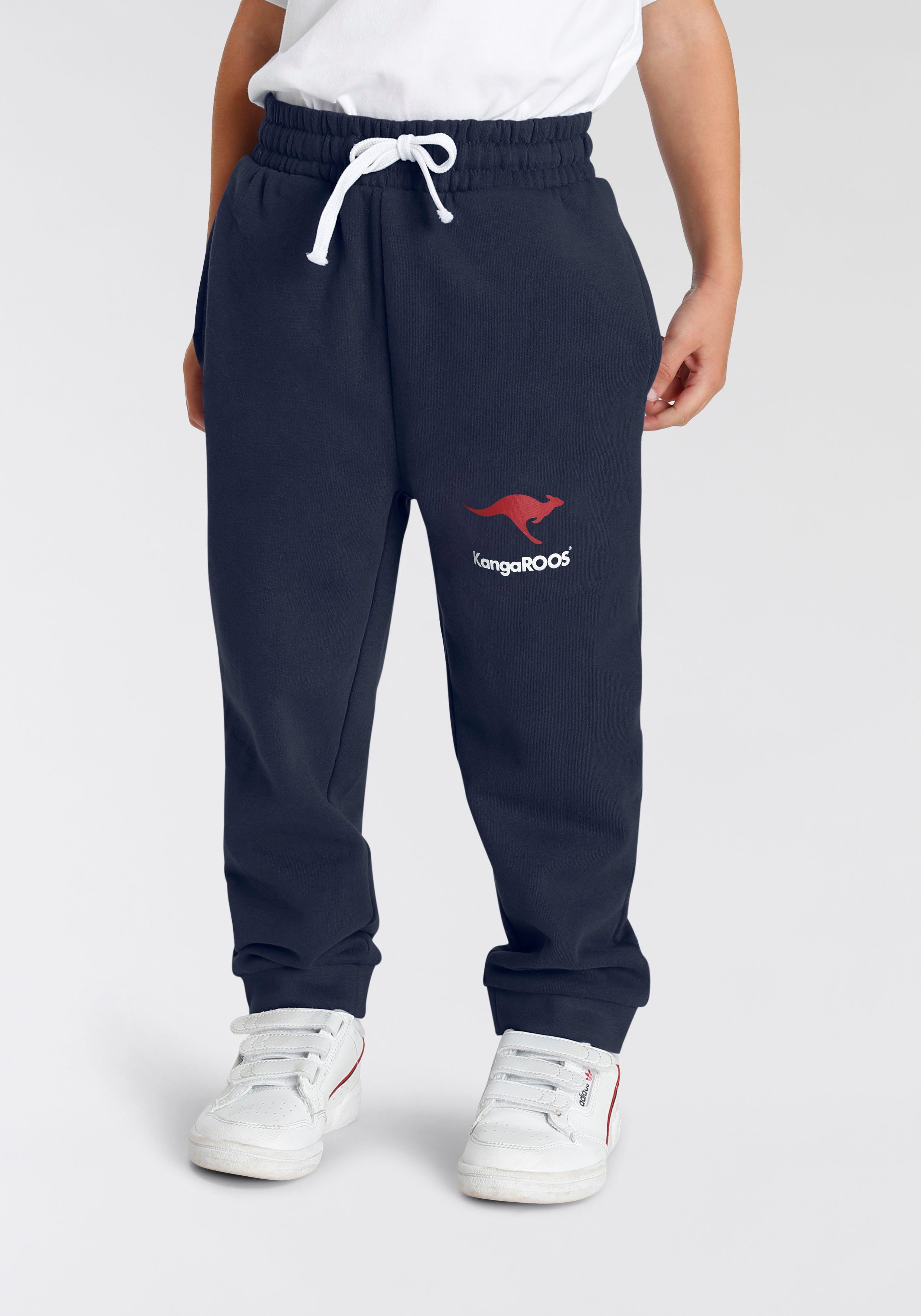Sweathose Jogginghose mit Logo-Print
