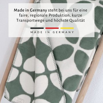 Wohndecke kuschelige Bio-Baumwolldecke Made in Germany, RIEMA Germany, Premium Decke nachhaltig und fair hergestellt - OEKO-TEX zertifiziert
