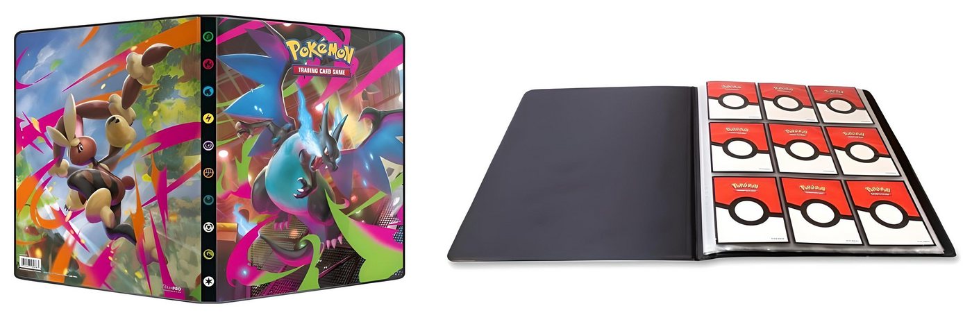 UltraPRO Sammelkarte Pokémon Tauschalbum groß Mega Evolution 02