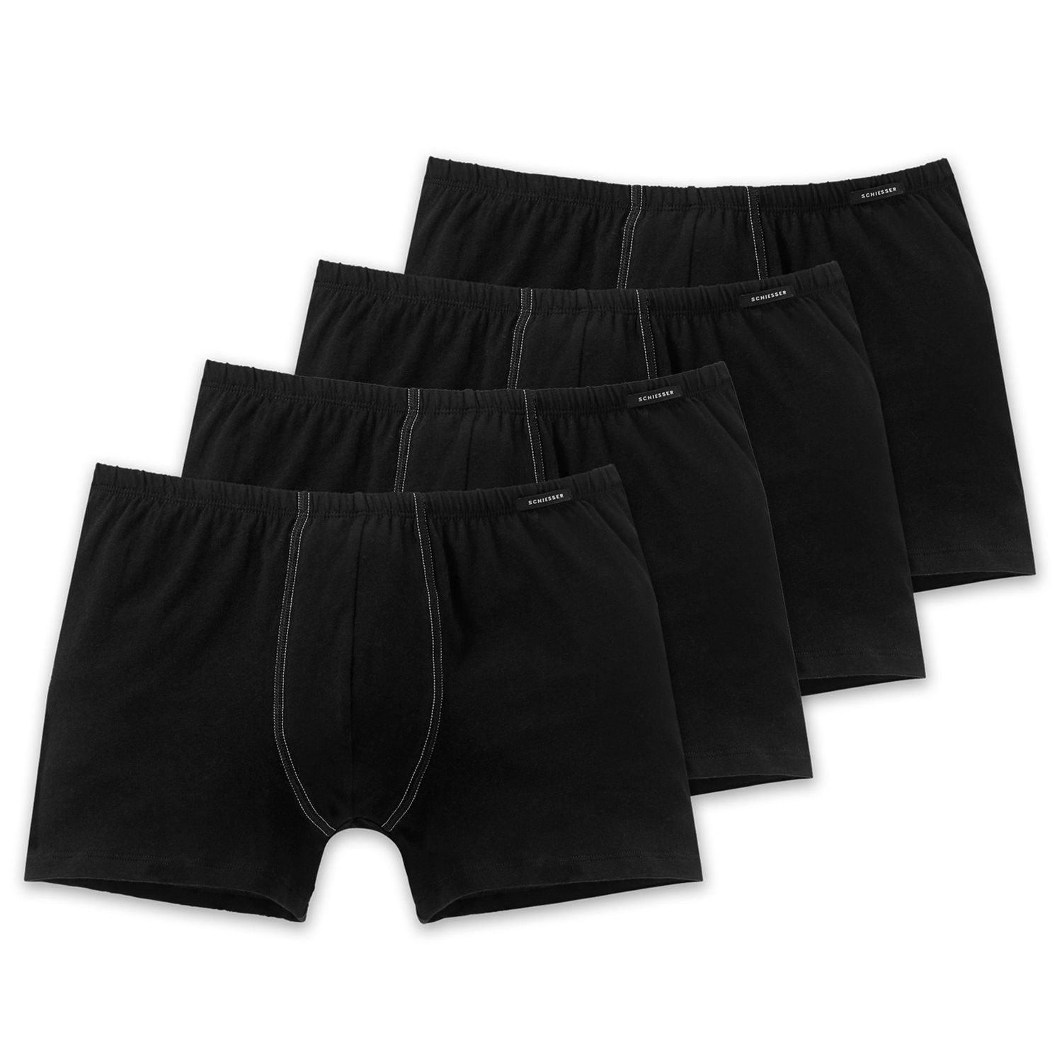 Schiesser Boxershorts Essentials (2-St) ohne Eingriff günstig online kaufen