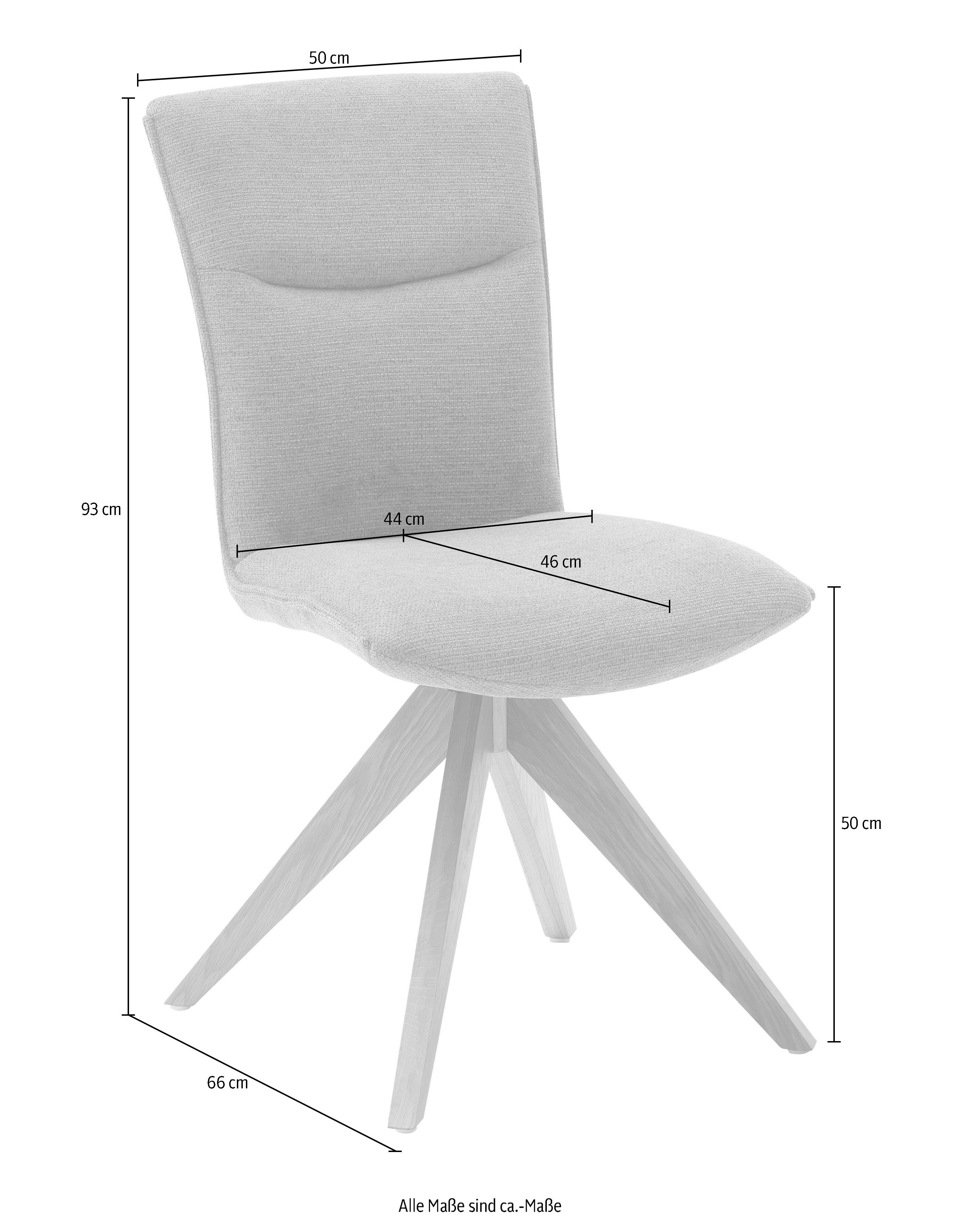 MCA furniture Esszimmerstuhl 2 Olive bis kg Olive Odense | Set, Chenille drehbar, St), 120 180° Optik, Stoffbezug (Set, 2er in
