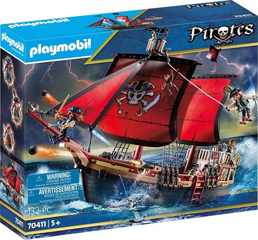 Playmobil® Kinderspielboot Playmobil Pirates 70411 Totenkopf-Kampfschiff