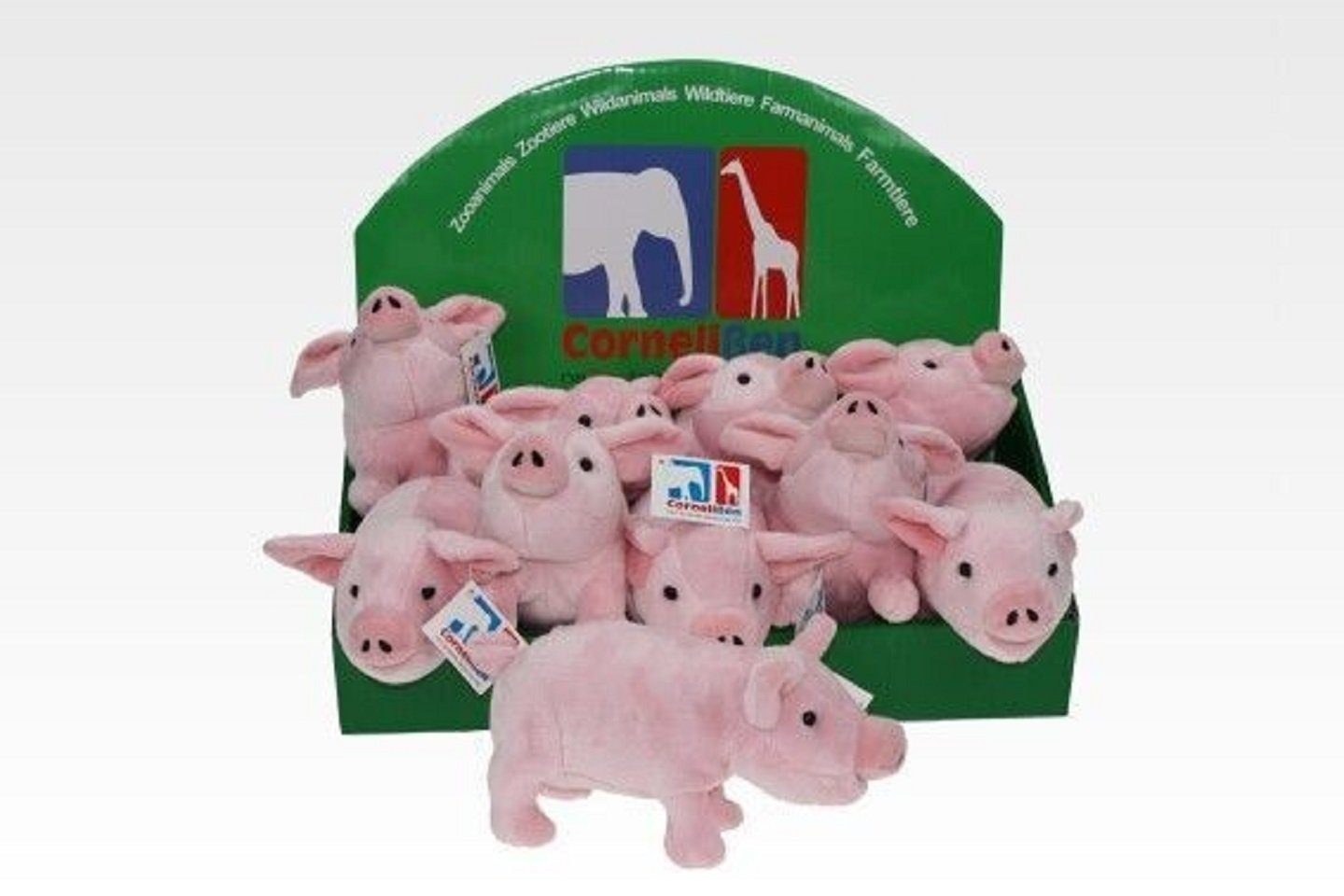 Cornelißen Plüschfigur Schwein ca. 21 cm naTierliche Geschenke Stofftier (1-St)