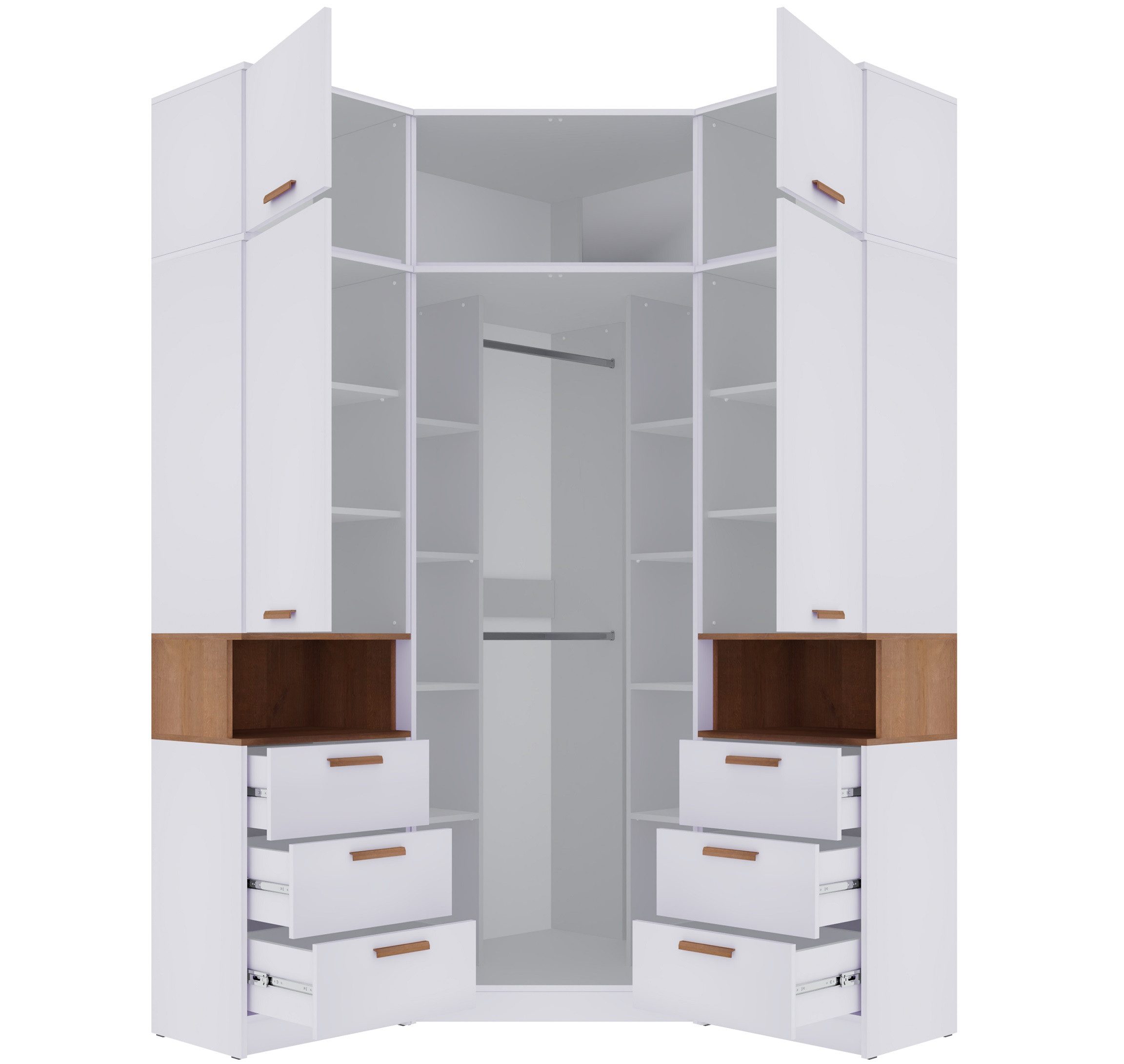 Marmex Möbel Mehrzweckschrank-Set Grant Set 14N Garderoben-Set Schlafzimmer günstig online kaufen