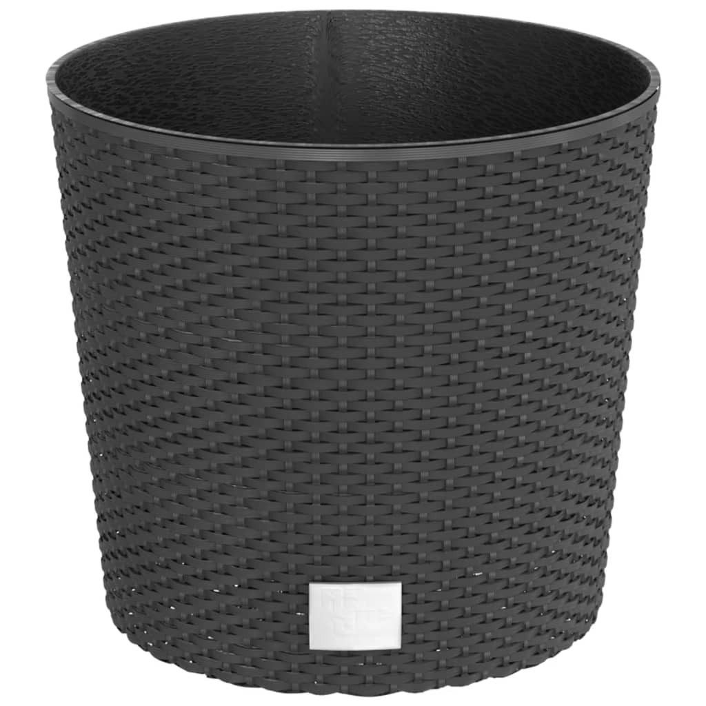vidaXL Blumentopf Pflanzkübel mit herausnehmbaren Einsatz Anthrazit 15/15,3 L PP (1 St)