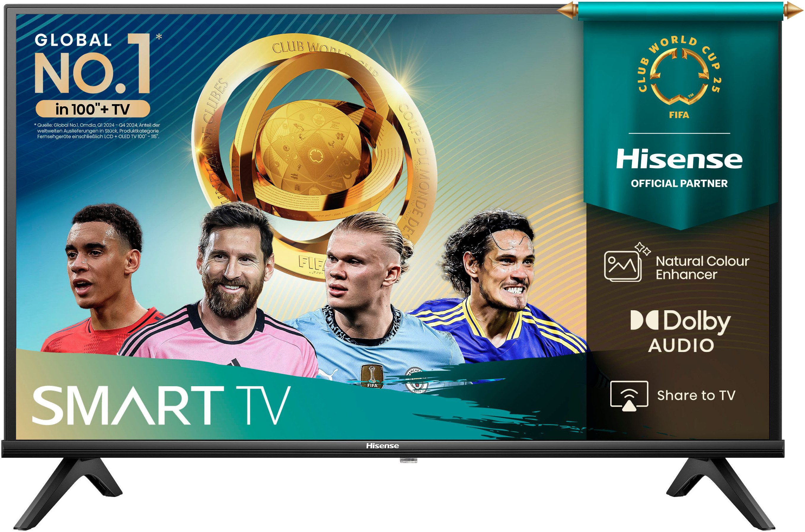 Hisense 32E4QT LED-Fernseher (80 cm/32 Zoll, HD, Smart-TV, HD)