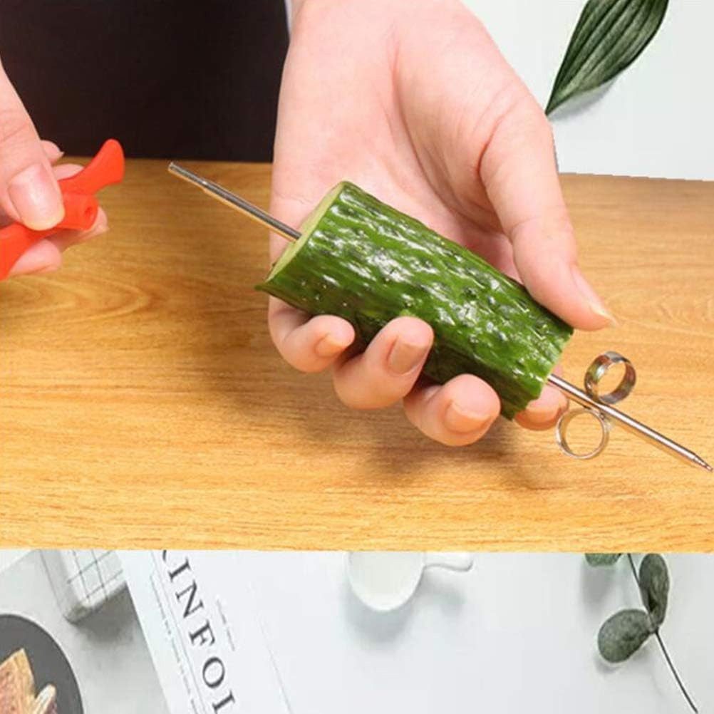 FELIXLEO Gemüseschneider Kreatives Gemüse Spiralmesser Manuelle Slicer Cutter – Bild 2 von 3