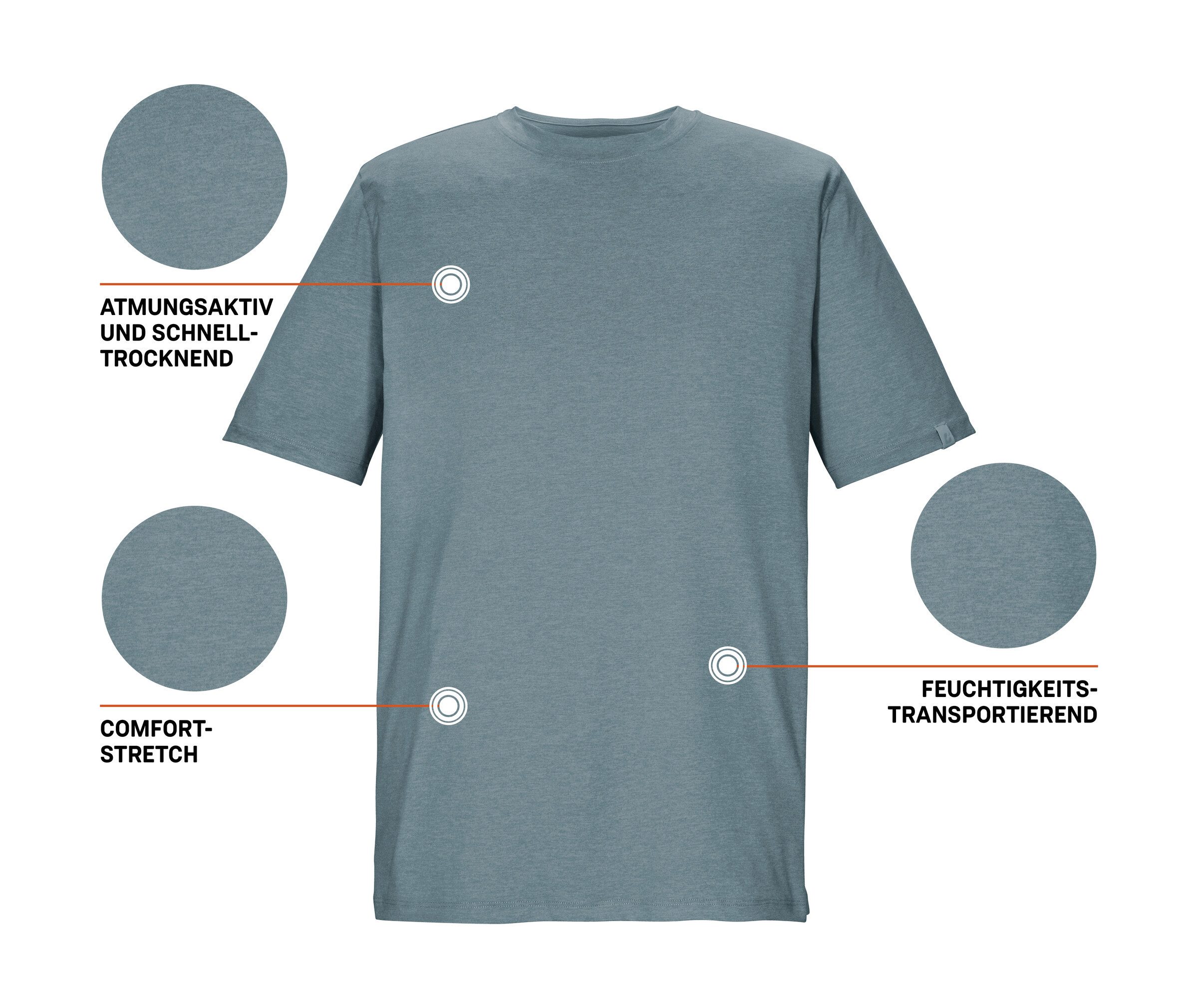 Killtec T-Shirt KOS 185 MN TSHRT Atmungsaktiv, schnelltrocknend, weich, dehnbar, strapazierfähig – Bild 5 von 5