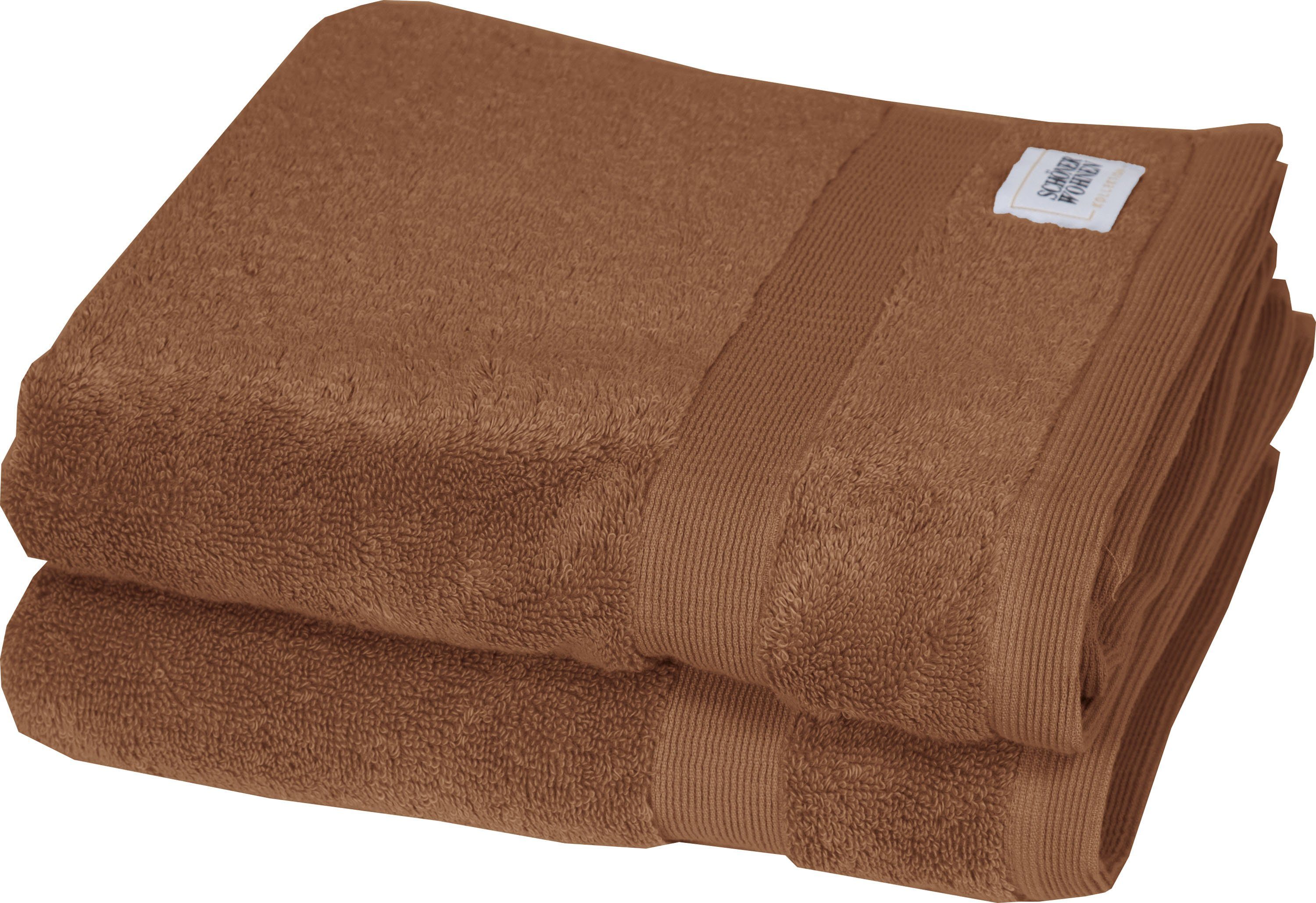 SCHÖNER WOHNEN-Kollektion Handtücher Cuddly, Frottier (2-St), günstig online kaufen