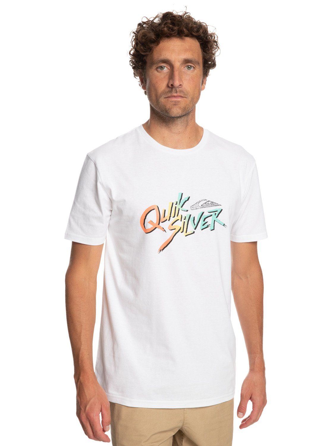 Quiksilver T-Shirt Signature Move White | Sport-T-Shirts