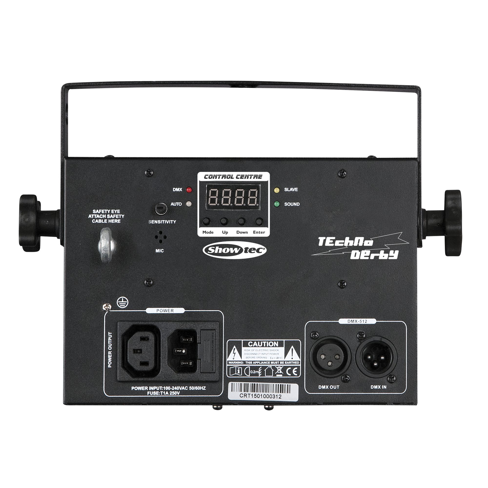 Showgear Discolicht Showtec Techno Derby 2-in-1-Lichteffekt