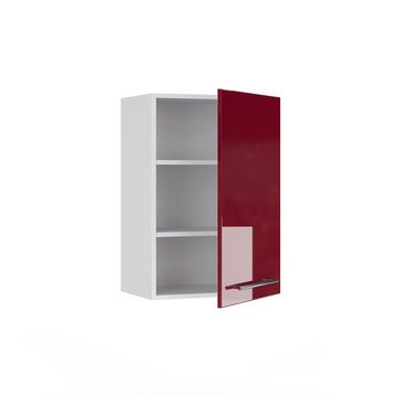 Vicco Hängeschrank Küchenhängeschrank 50 cm Fame-Line Weiß Bordeaux Hochglanz