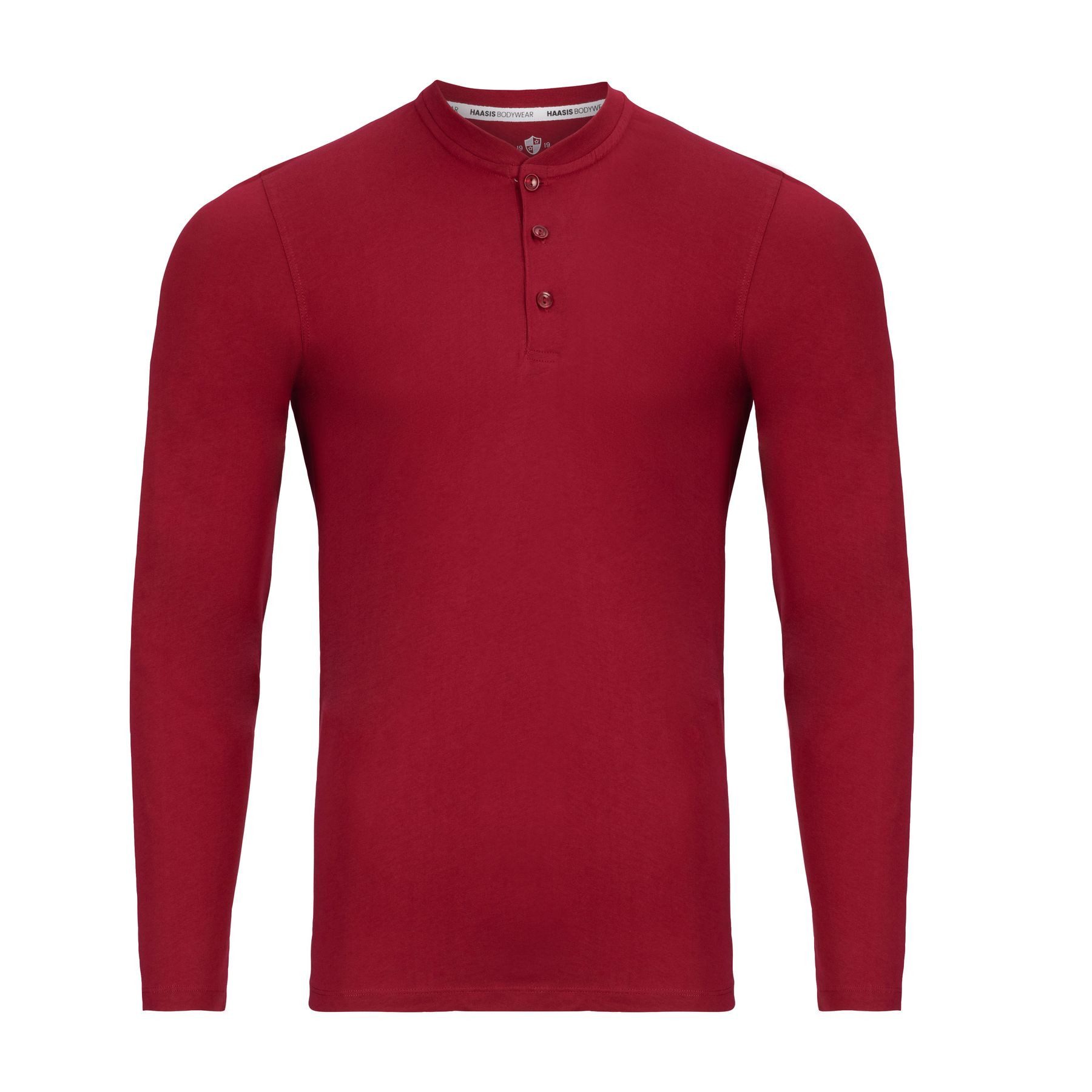 HAASIS Bodywear 1919 Langarmshirt 77114062-weinrot (1-tlg) günstig online kaufen