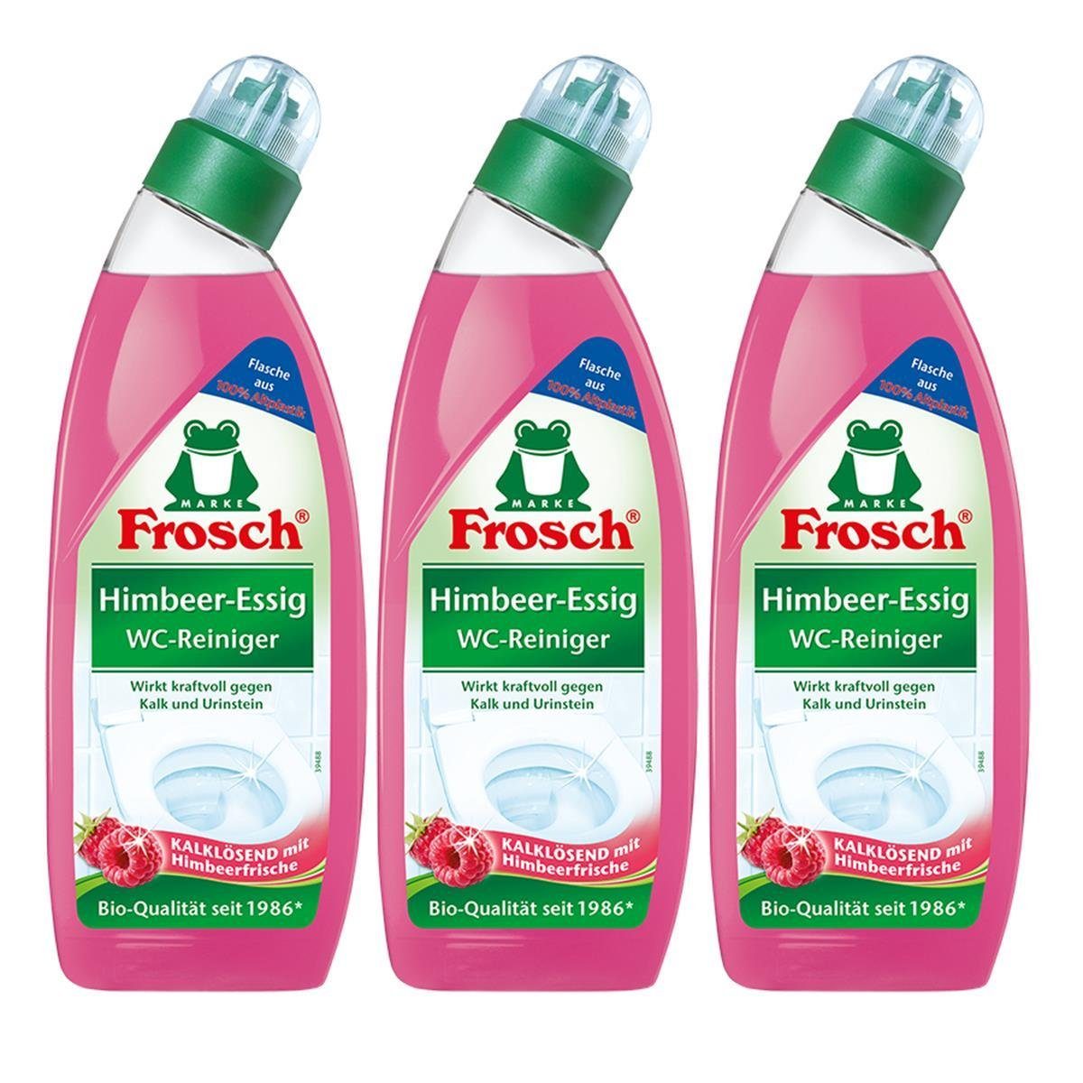 FROSCH Frosch WC-Reiniger Himbeer-Essig - (3e Urinstein 750 Kalk Gegen und ml WC-Reiniger