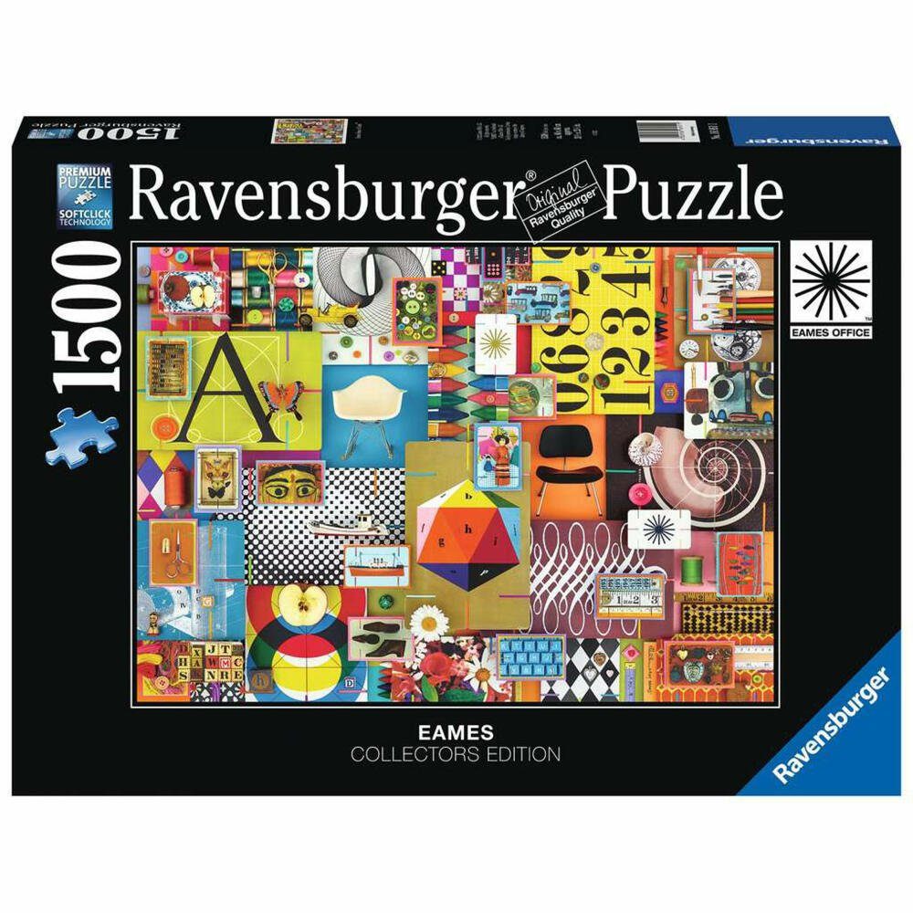 Ravensburger Puzzle Eames House of Cards 1500 Teile, 1500 Puzzleteile
