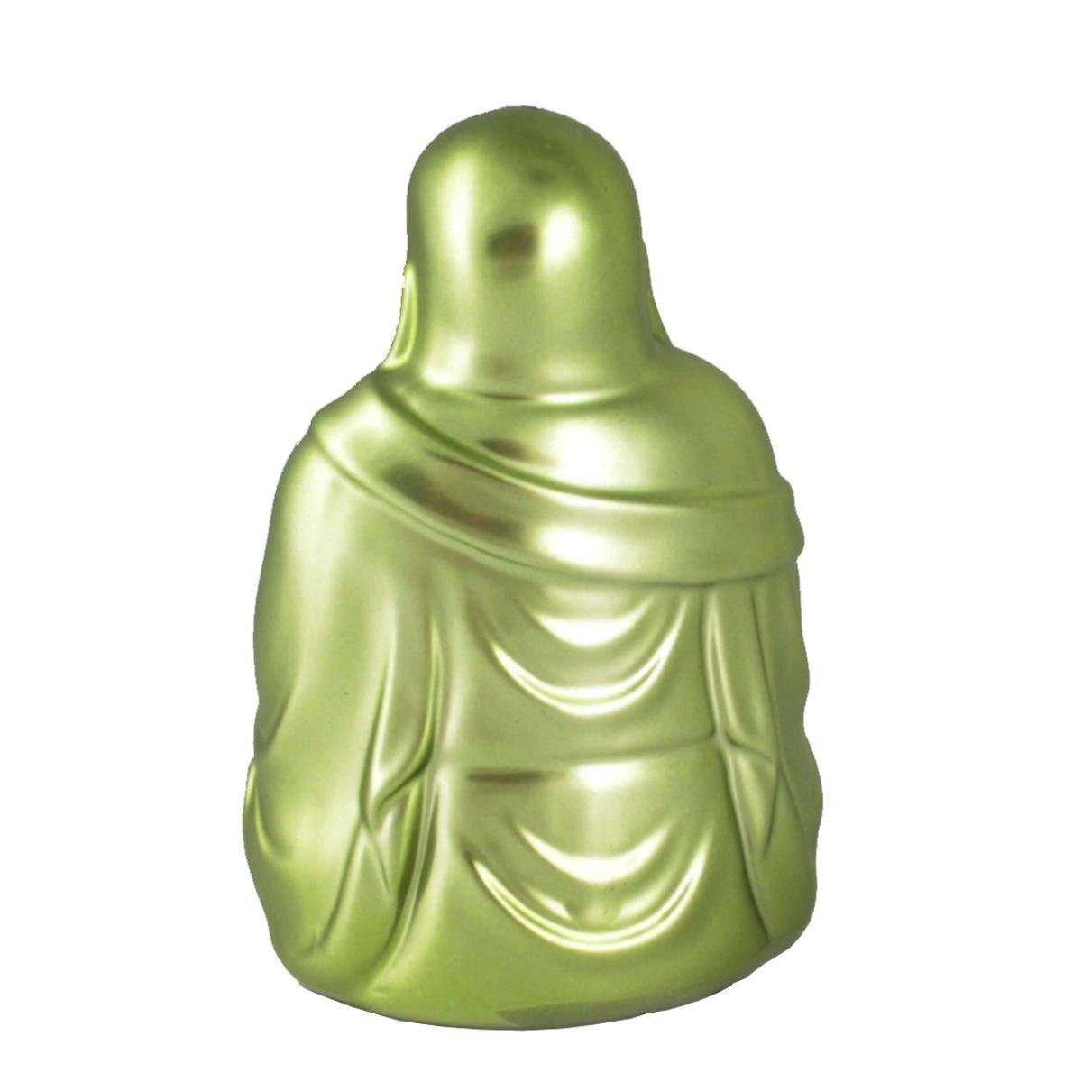 440s Buddhafigur 440s Keramik LITTLE BUDDHA hellgrün ca. 15 cm H (Stück)