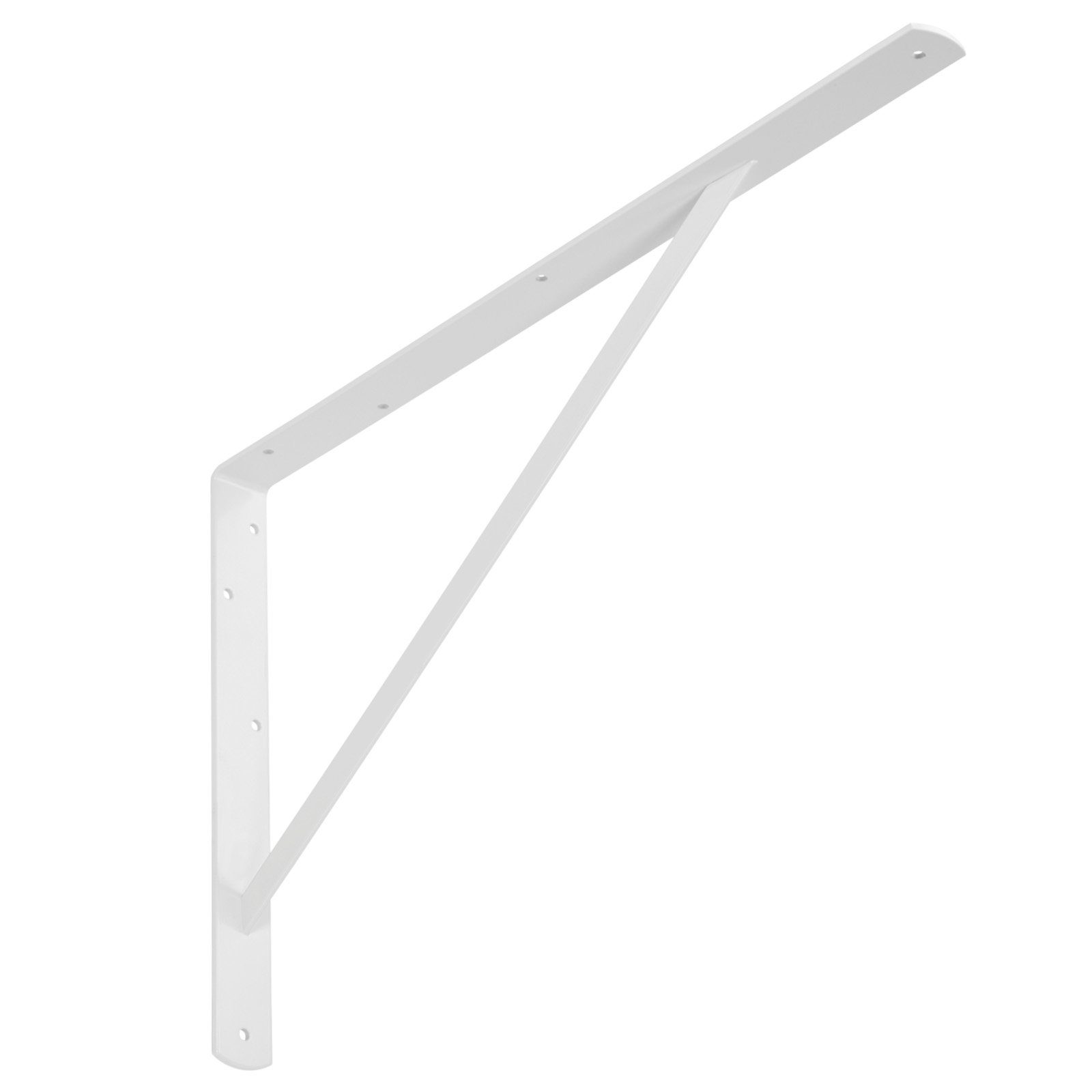 SO-TECH® Wandregalhalter Regalkonsolen mit Querstrebe zur Stabilisierung, 1-tlg., 600 x 375 x 40 mm, weiß, pulverbeschichtet