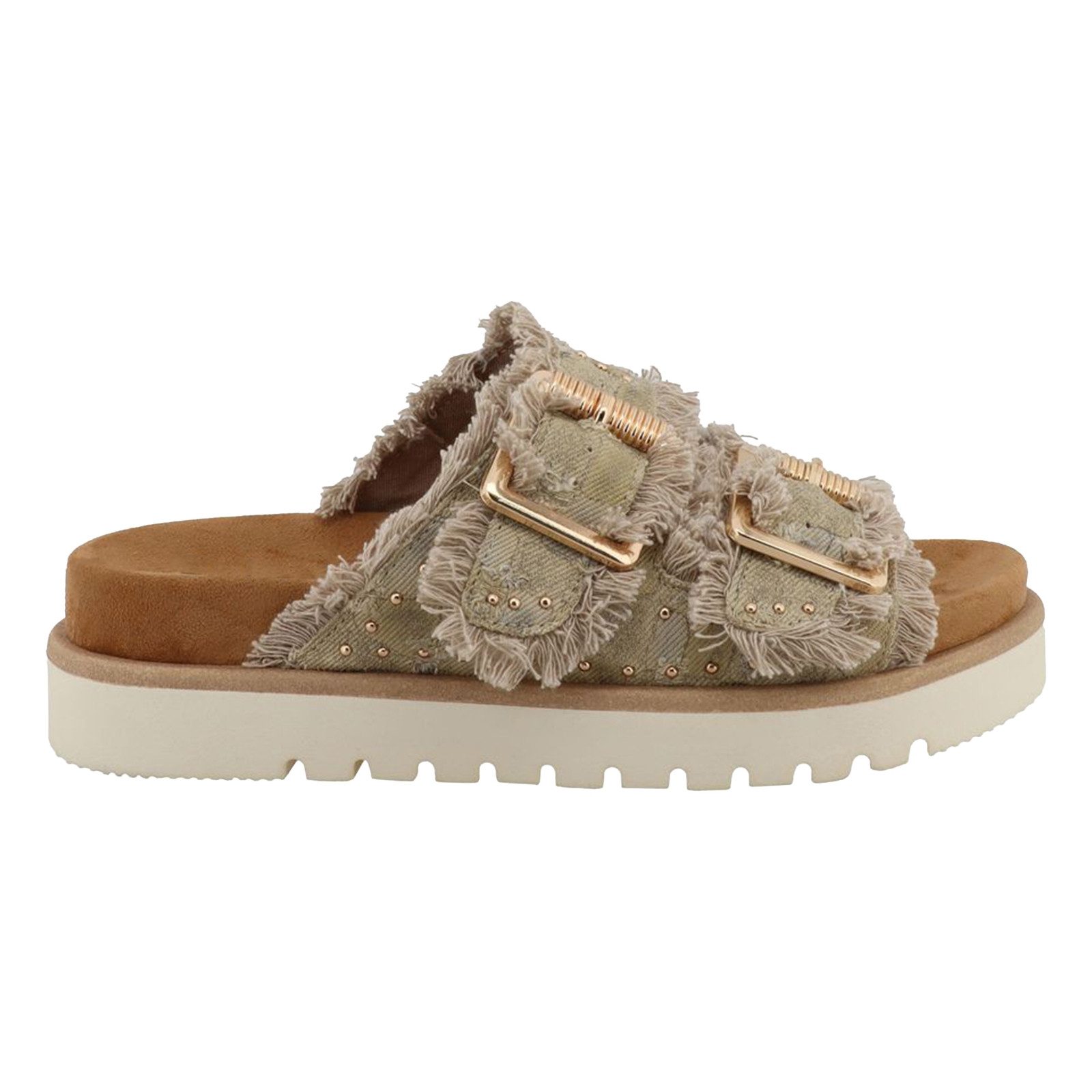 MUSTANG Pantolette Pantolette mit Nieten besetzter Jeansstoff – Bild 3 von 5