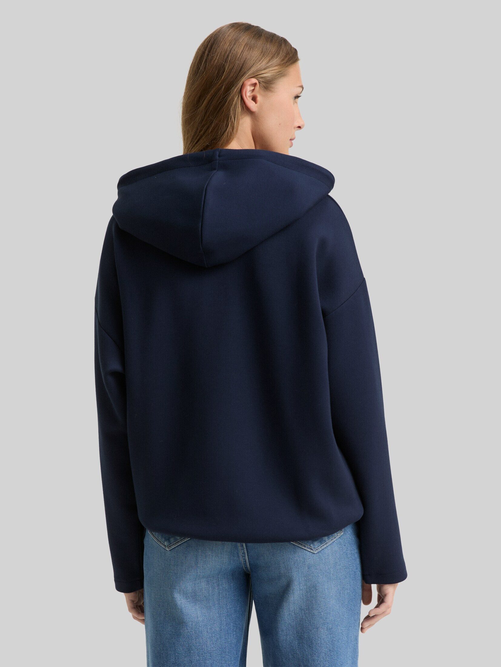 TOM TAILOR Denim Sweatshirt Strick & Sweatshirts Loose Fit Scuba Hoodie Sweatshirt