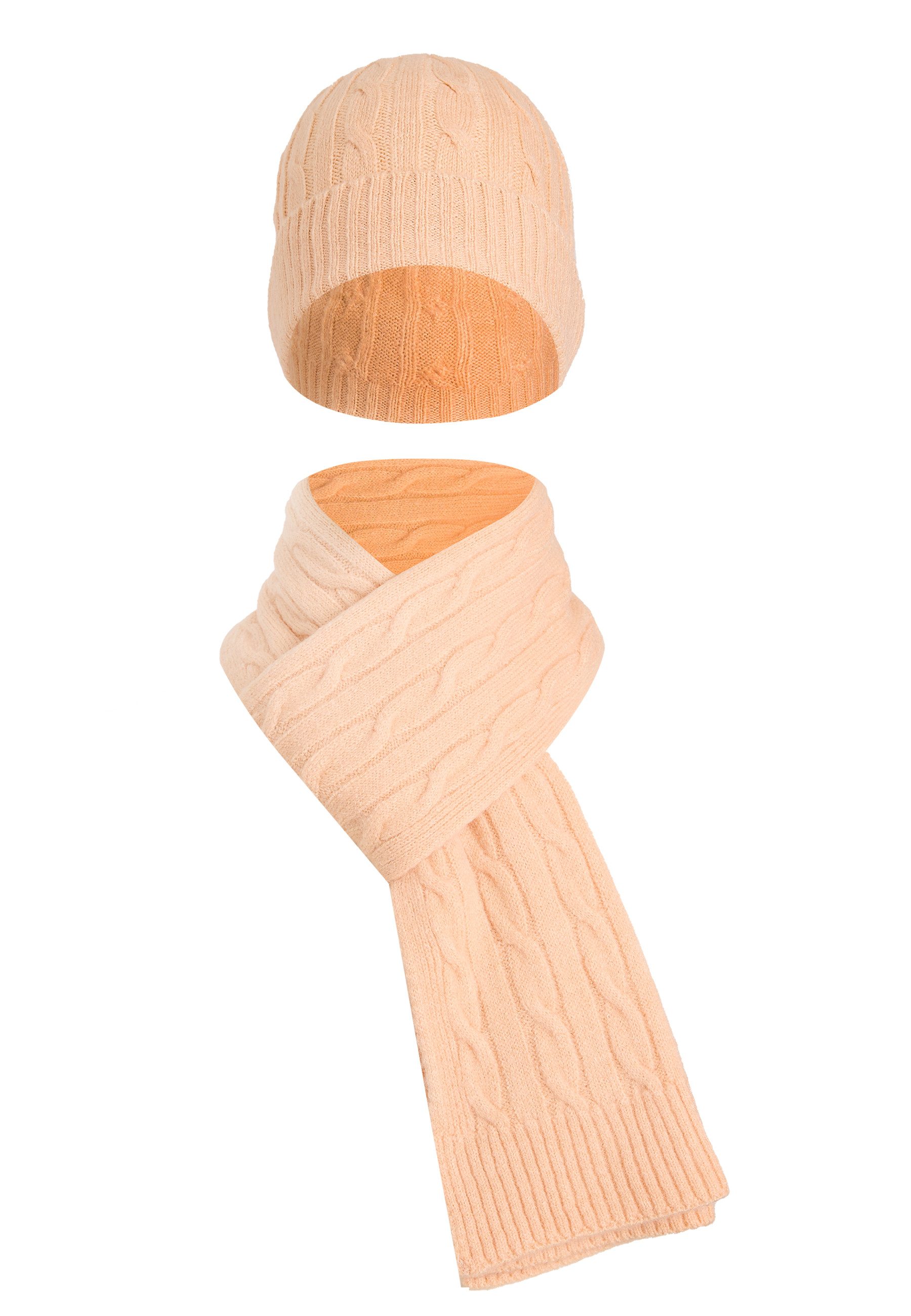 Felix Hardy Strickmütze Set aus Schal und Mütze