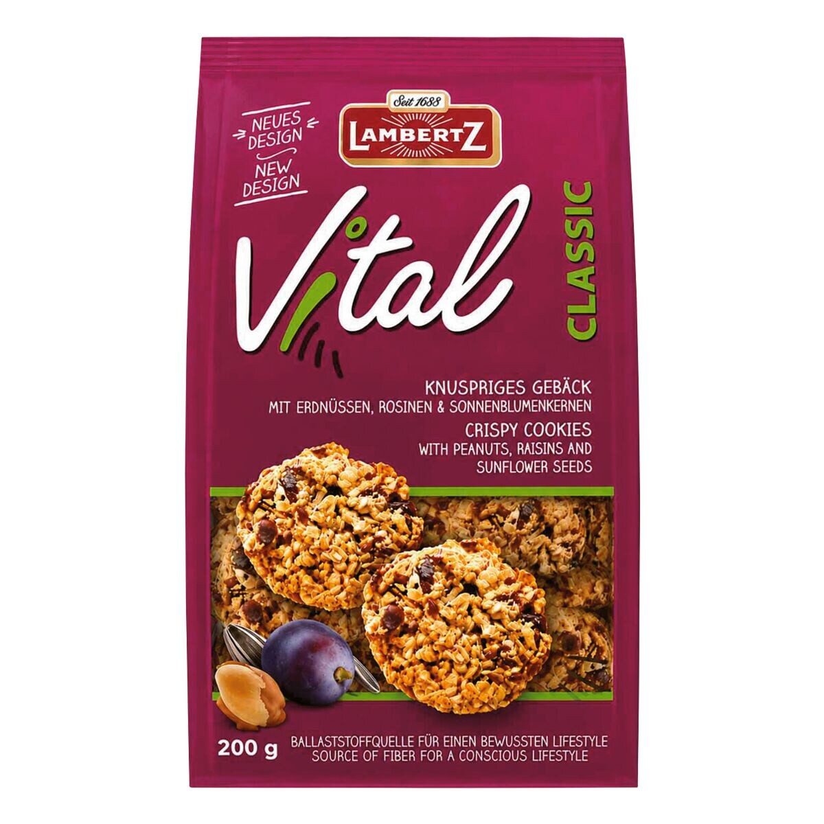 Lambertz Kekse CLASSIC, Vital-Gebäck 200g
