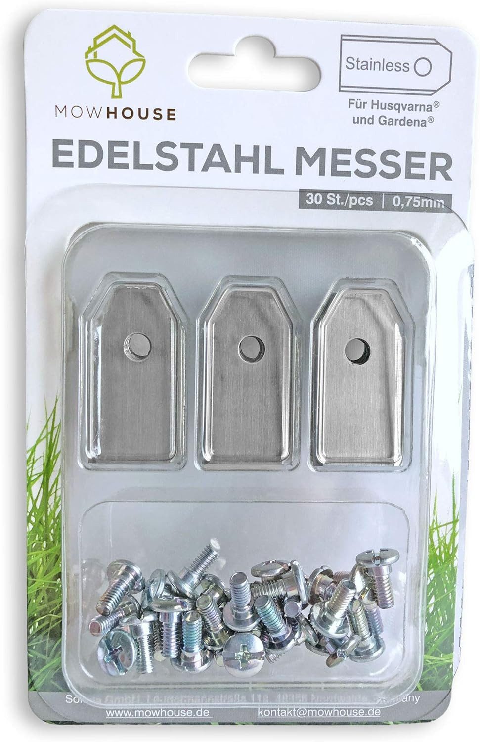 MOWHOUSE Mährobotermesser Mähroboter Ersatzklingen für Husqvarna günstig online kaufen