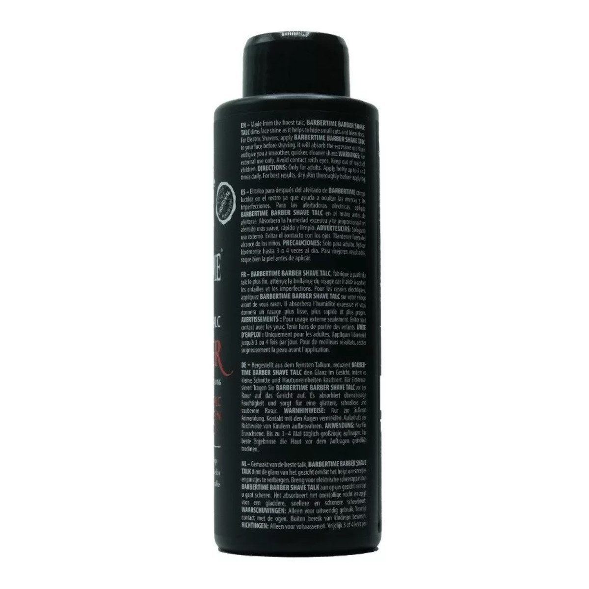 BARBERTIME Haarpuder Barber Shave Talc Powder Talkum Puder Nackenpuder 180g