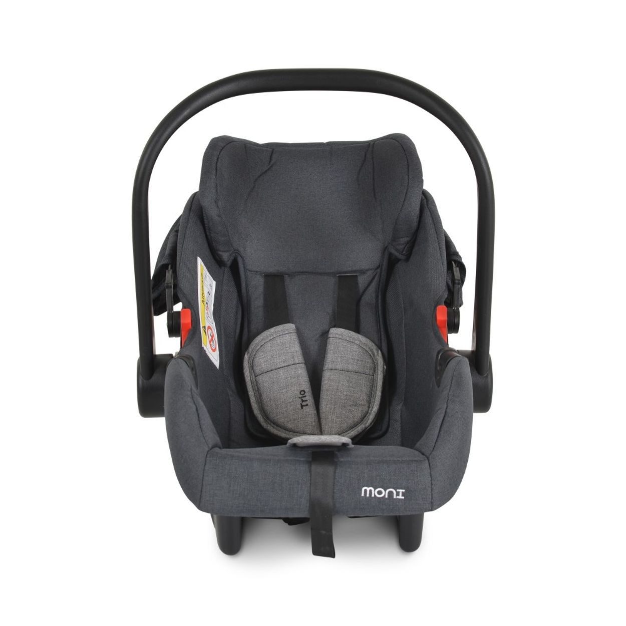 Moni Babyschale Babyschale Trio Set, ab: 0, bis: 1.25, mit Isofixbasis Royal, i-Size (40 - 87cm) Adapter