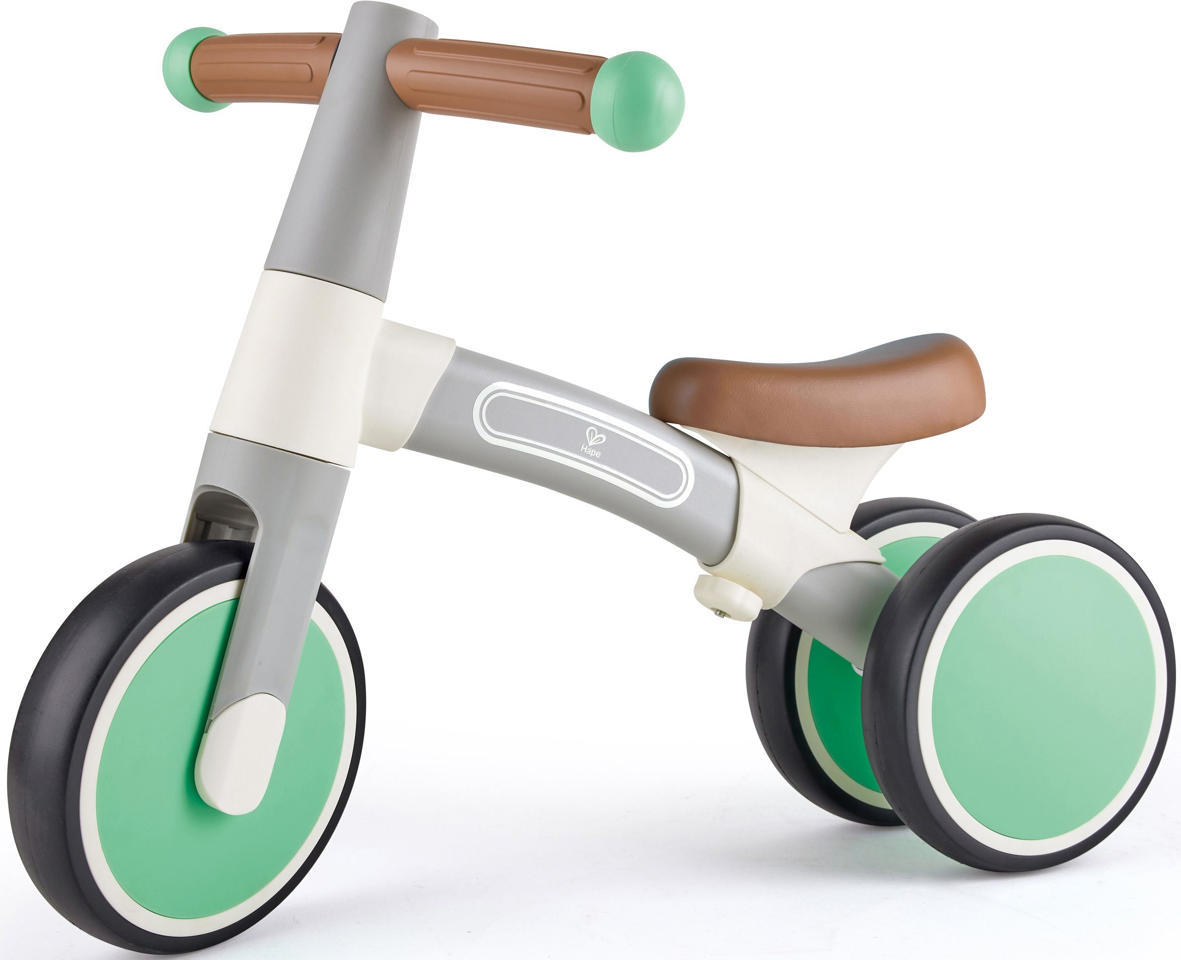 Hape Dreirad Mein erstes Lauf-Dreirad, Hellgrau, mit leichtem Aluminiumrahm günstig online kaufen