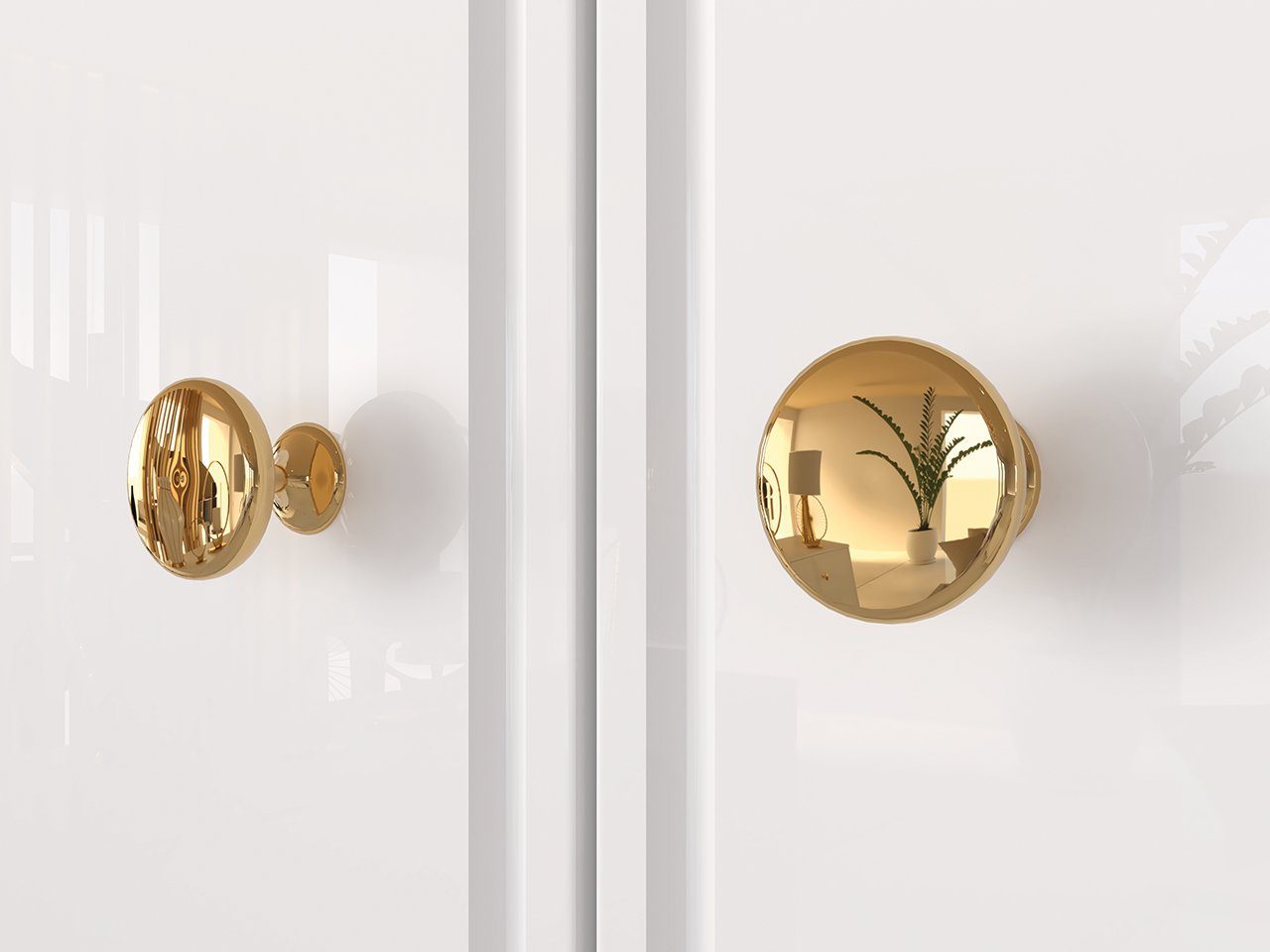 Marmex Möbel Kleiderschrank mit Schublade GOLDIN 01