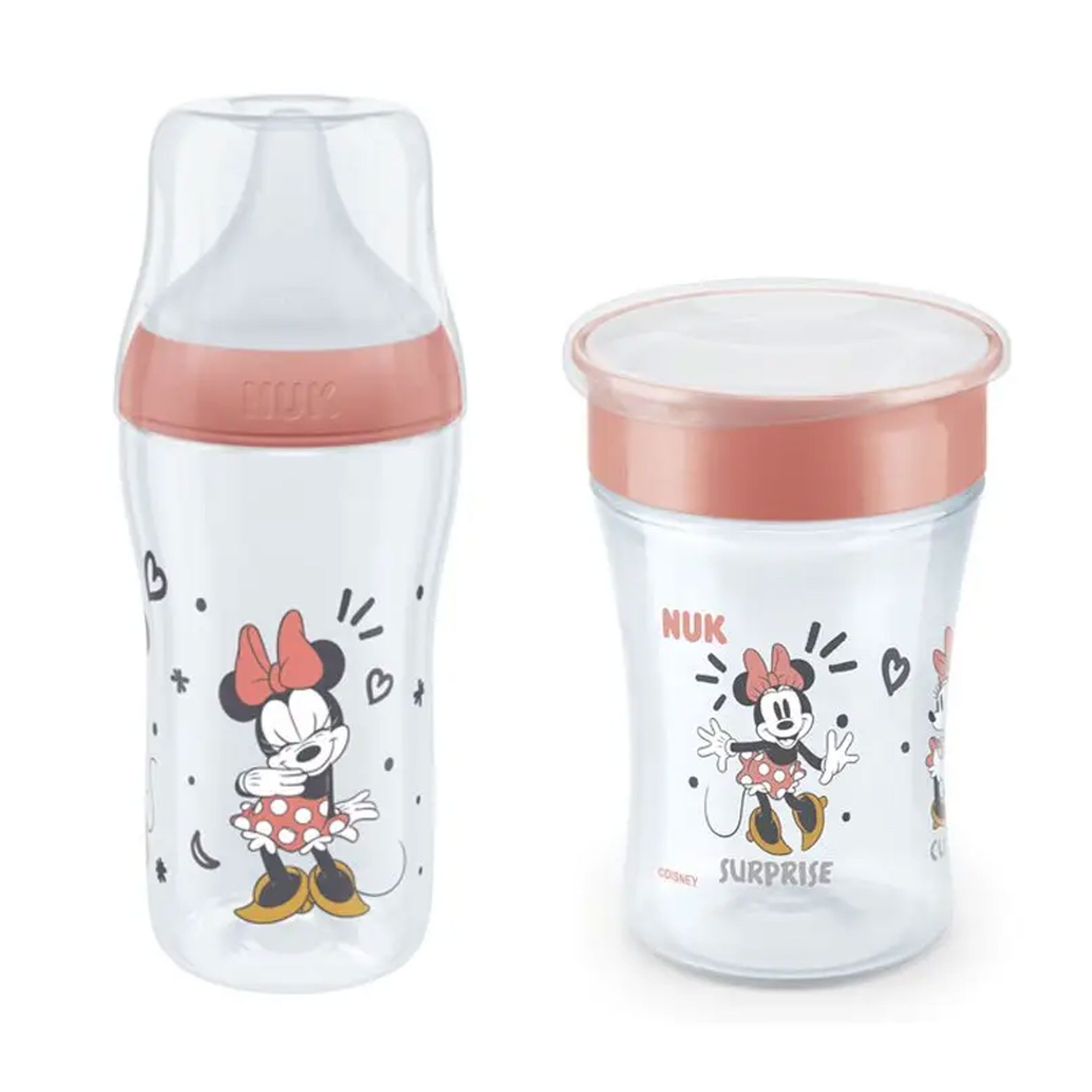 Babyflasche NUK Perfect Match Babyflasche + Disney Mickey Mouse Magic Cup 230ml