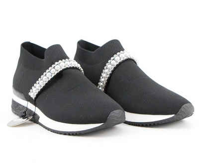 La Strada Damen Sneaker black knitted - 2101439 Sneaker