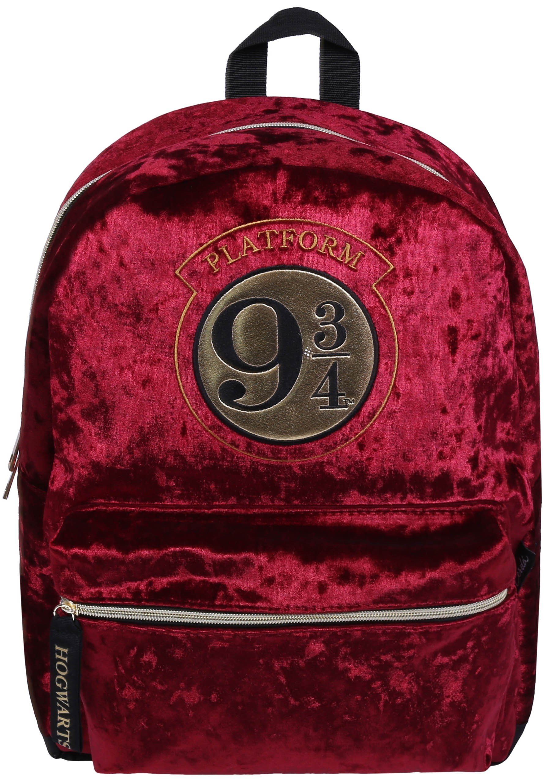 Sarcia.eu Schulrucksack Harry Potter Rucksack aus Velours, dunkelrot