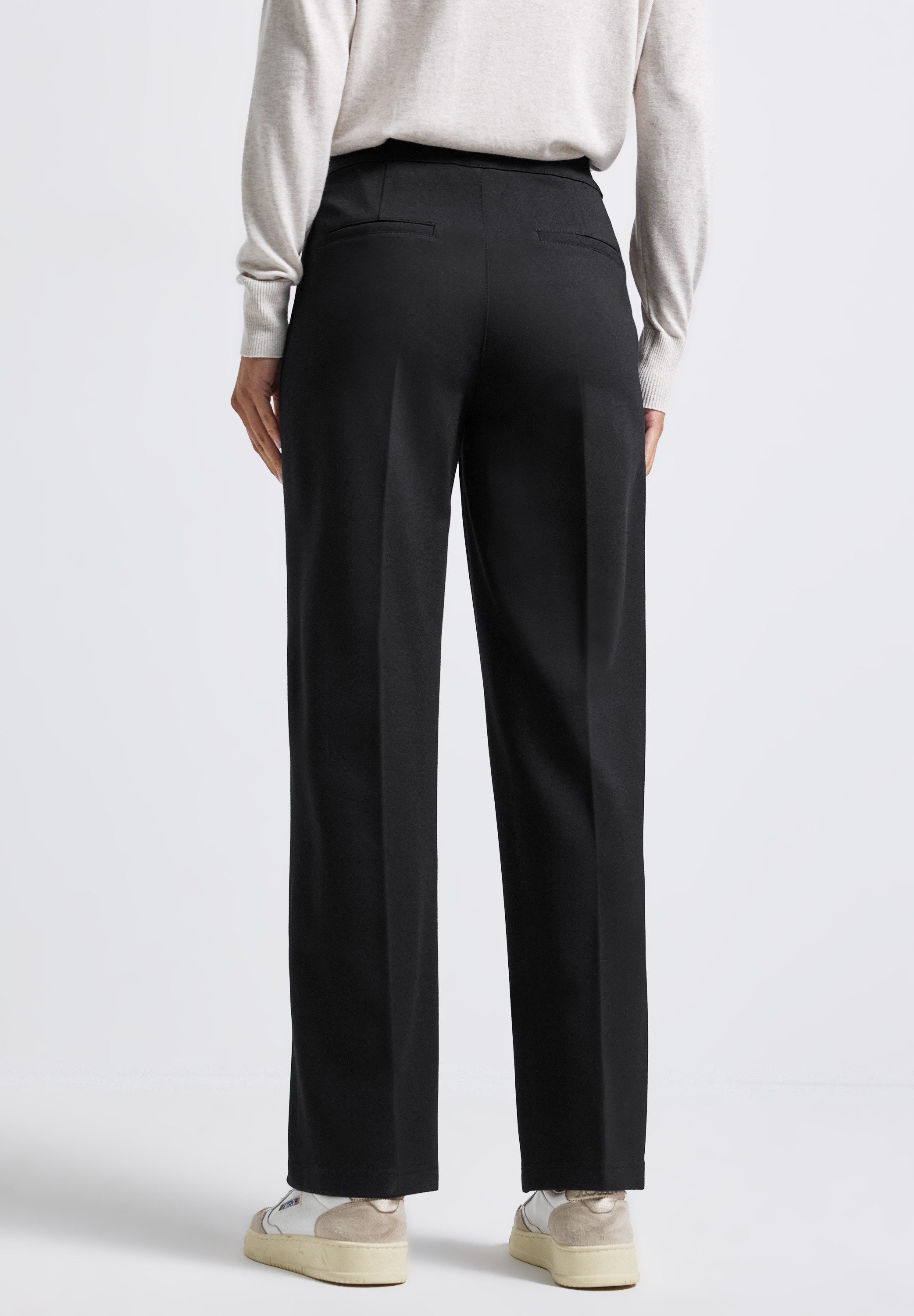 STREET ONE Stoffhose Straight Leg, High günstig online kaufen