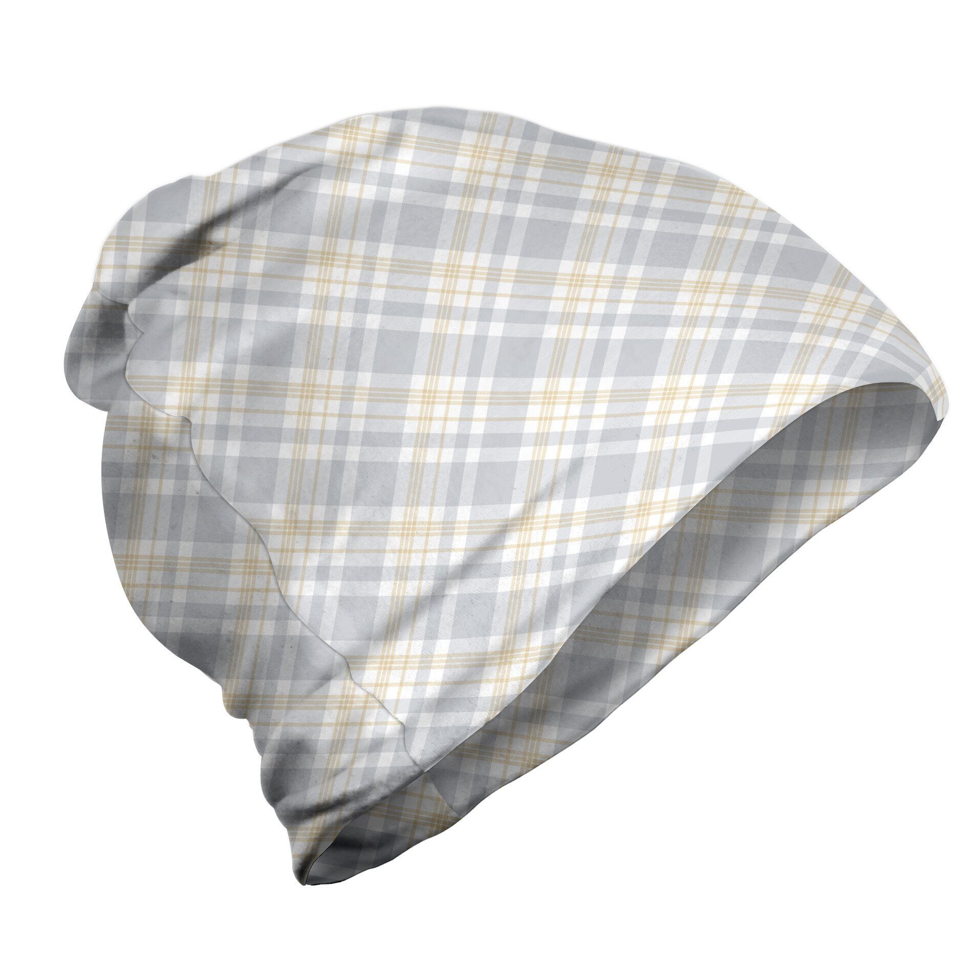 Plaid-Muster Beanie Klassik im Simplistic Freien Wandern Abakuhaus