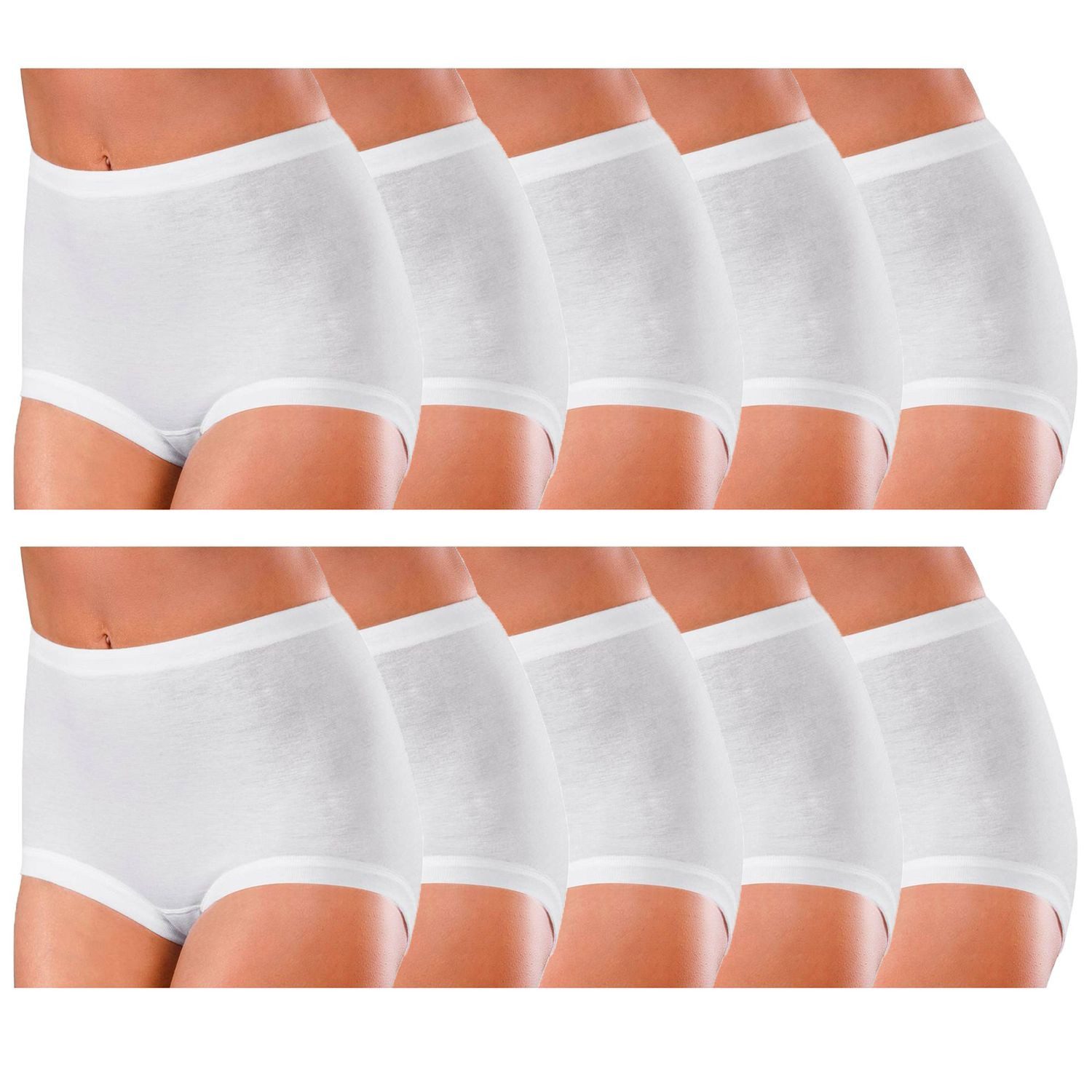 Schöller Taillenslip Basic Baumwolle mit auswechselbarem Durchzugsgummi 5er oder 10er Pack