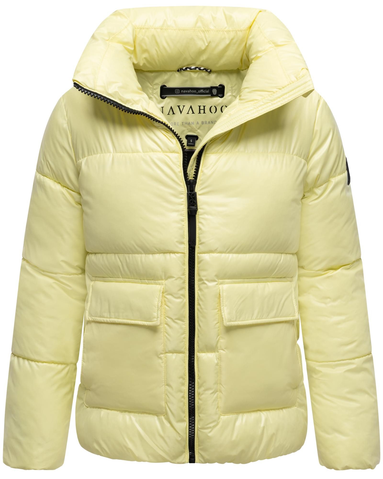 Navahoo Kurzjacke Eispracht 14 Kurze gesteppte Damen Winterjacke