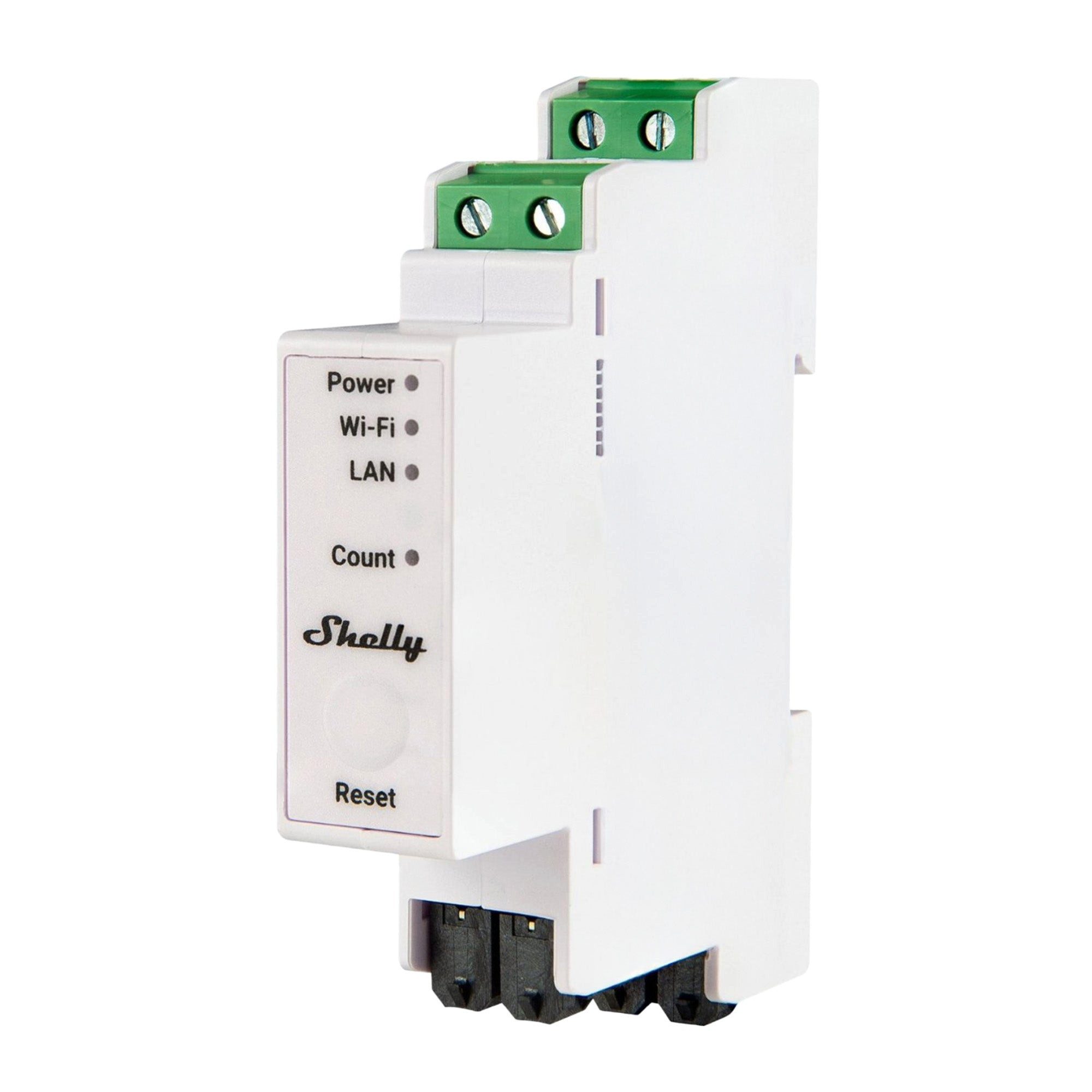 Shelly Stromverbrauchszähler Shelly Pro 3EM 120A - 3-Phasen, Wi-Fi 802.11 b/g/n, Bluetooth, LAN (RJ45), 1x Shelly Pro 3EM 120A, 3-Phasen-Stromzähler mit Echtzeit-Energieüberwachung