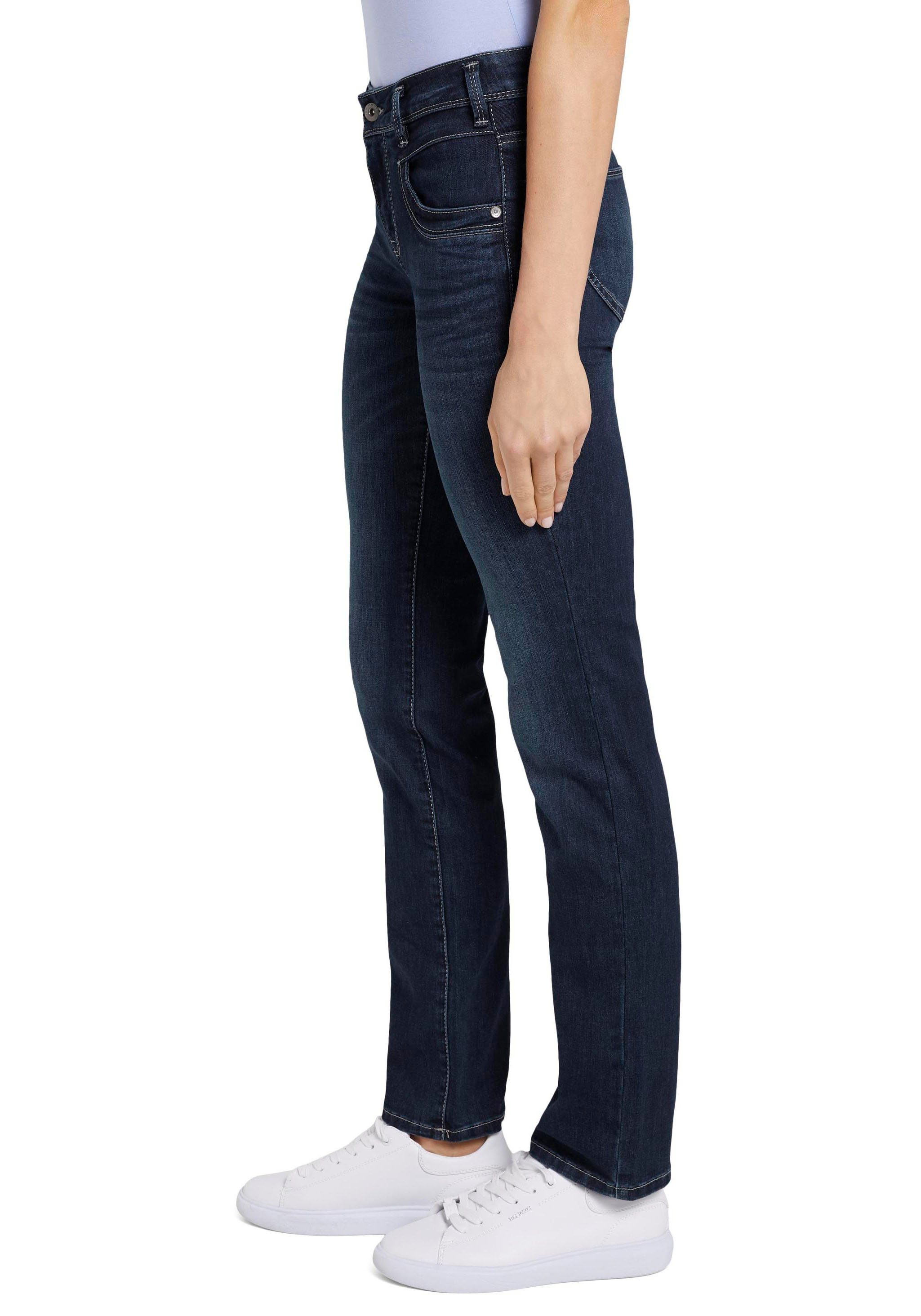 TOM TAILOR Gerade Jeans Alexa Straight mit Kontrastnähten